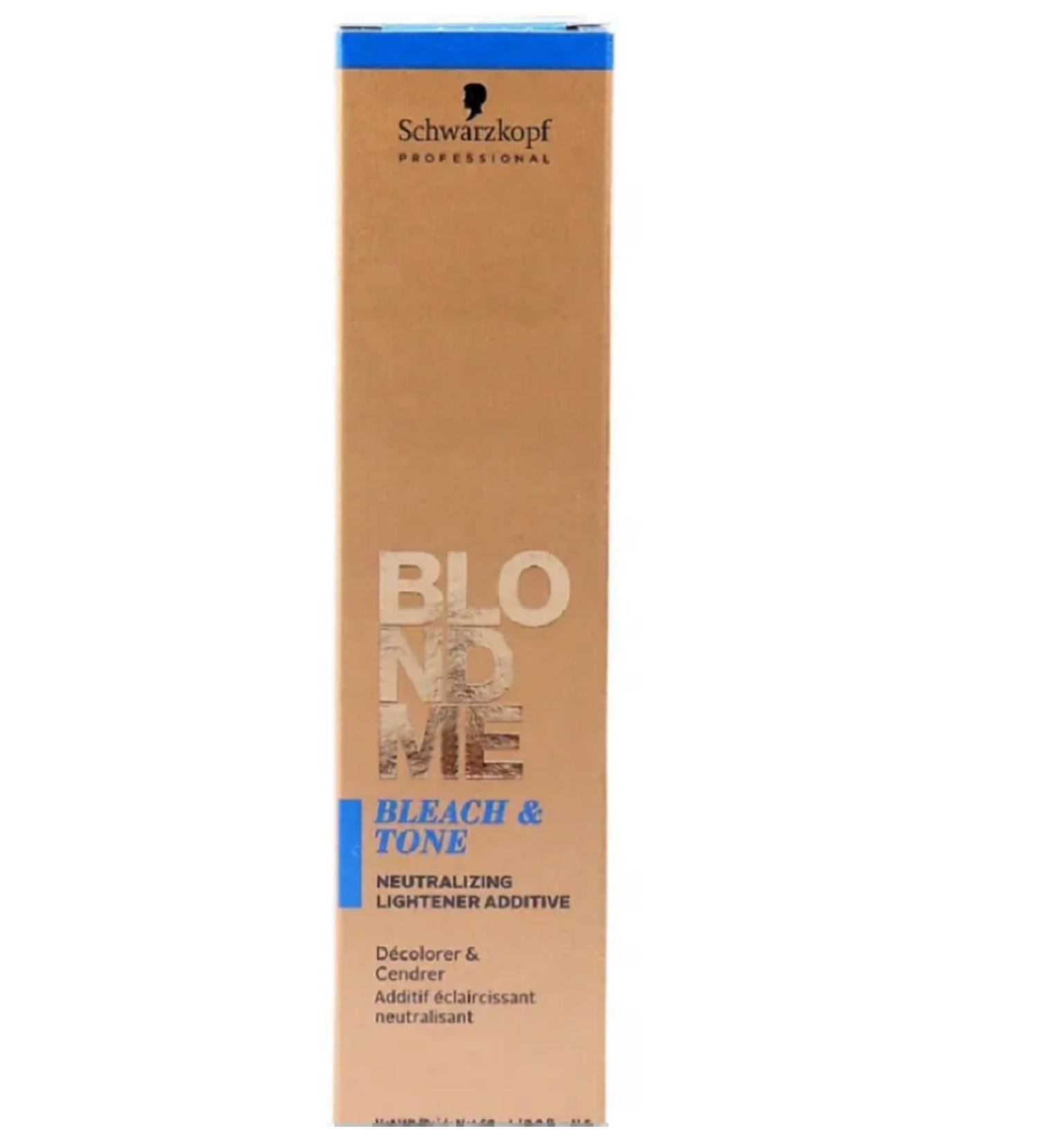 Schwarzkopf Professional BLOND ME Bleach & Tone Ash Additive Violet Additive 60 ml.