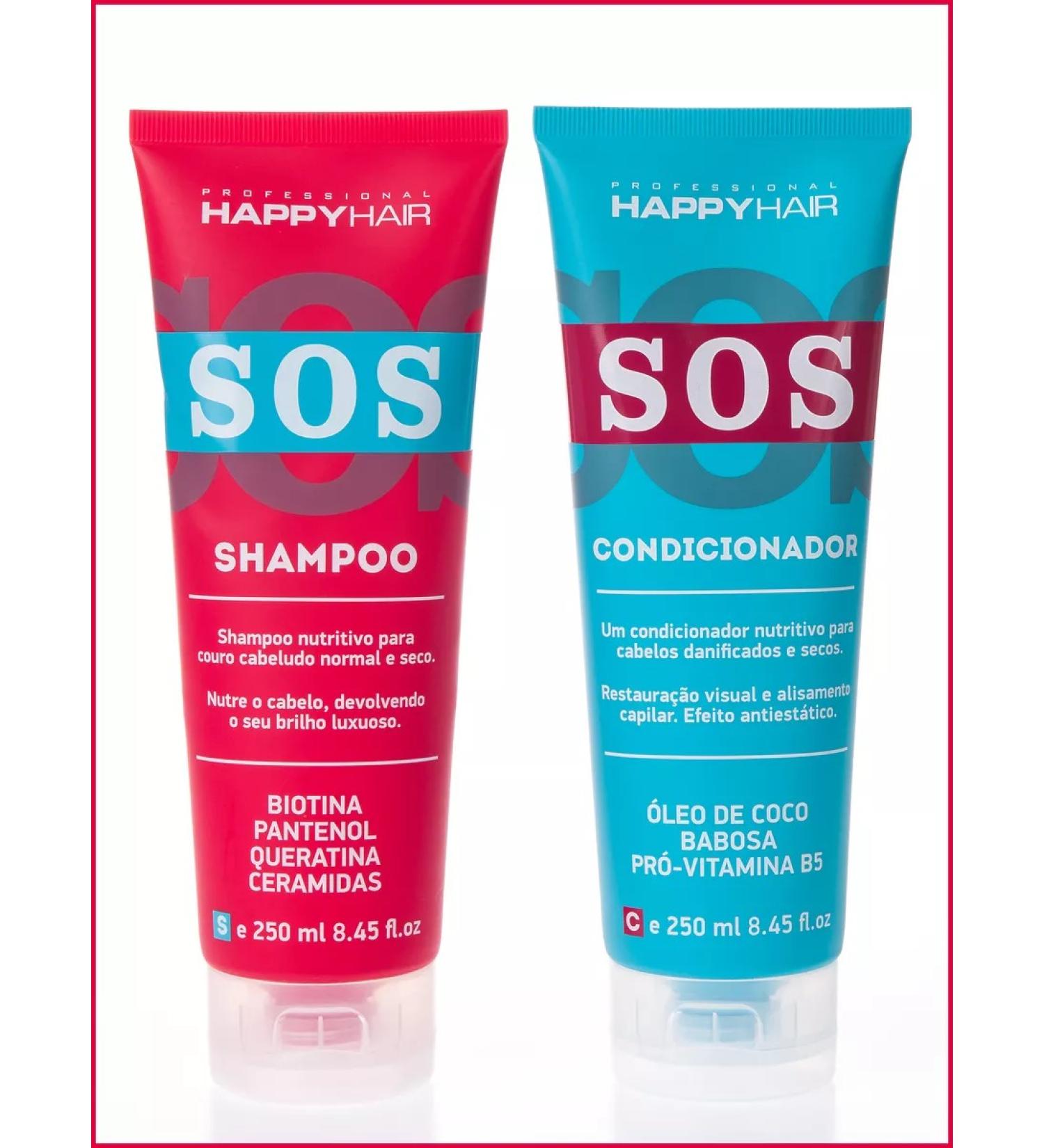 Voloskera Happy Hair Sos Shampoo + SOS Conditioner set - Buy Online on GoSupps.com