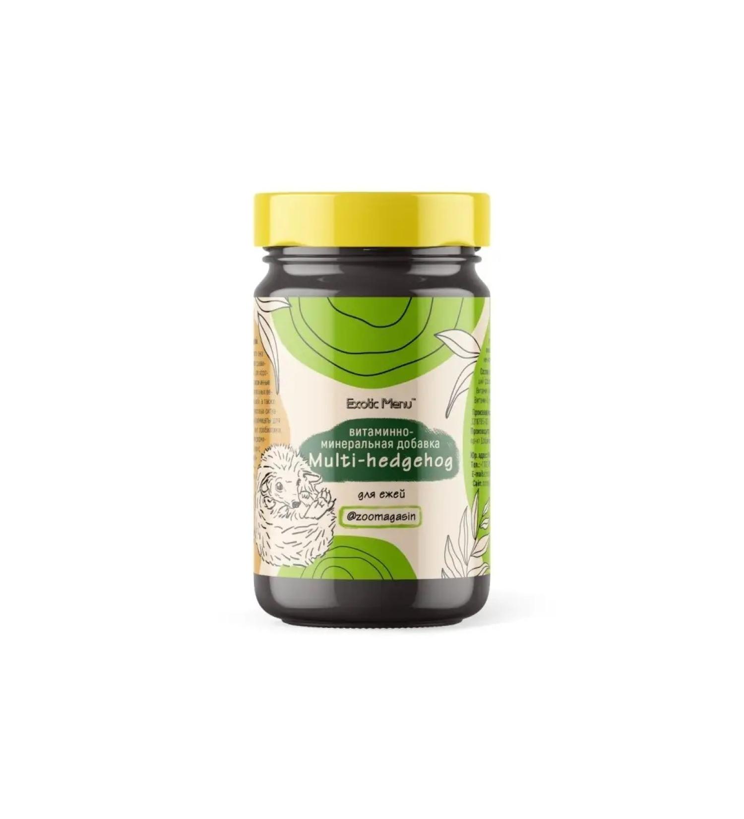 ExoticMenu Multi -hedgehog vitamin-mineral additive for hedgehogs - Buy Online on GoSupps.com
