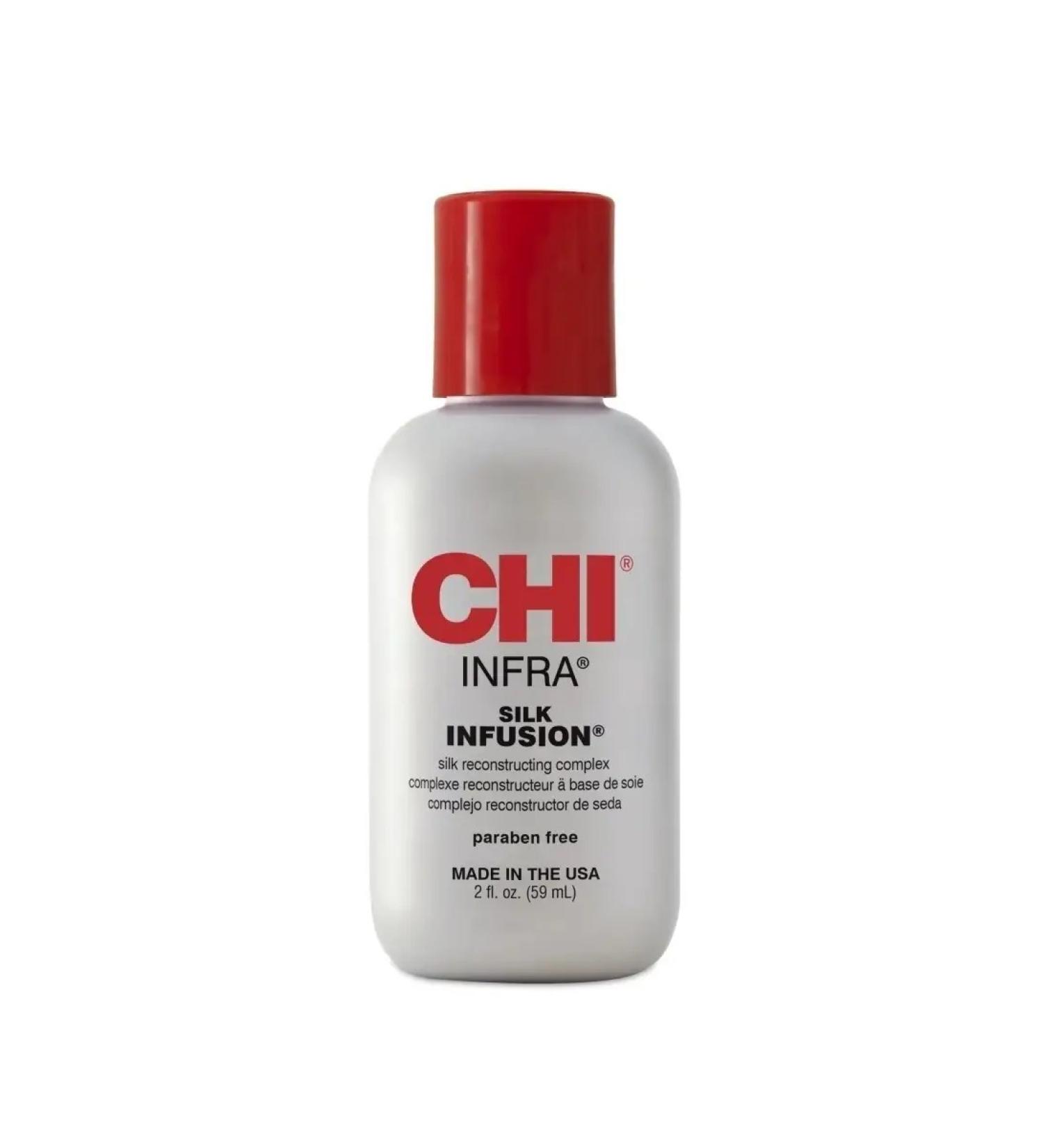 chi Infra gel silk infusion liquid silk for hair 59 ml - Buy Online on GoSupps.com