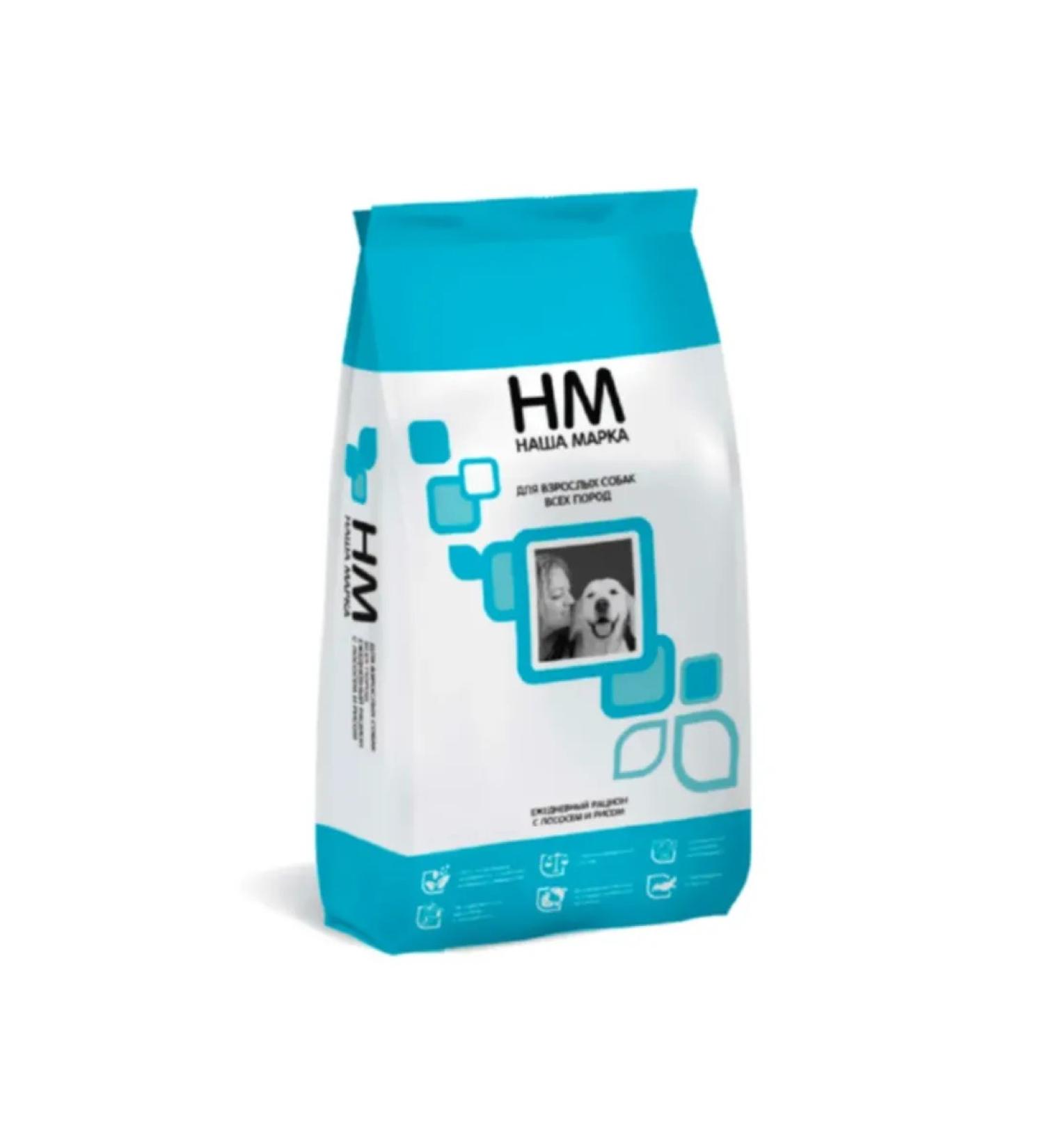 Our Brand NM Dog food for dogs of all breeds with salmon and rice 3 kg - Buy Online on GoSupps.com