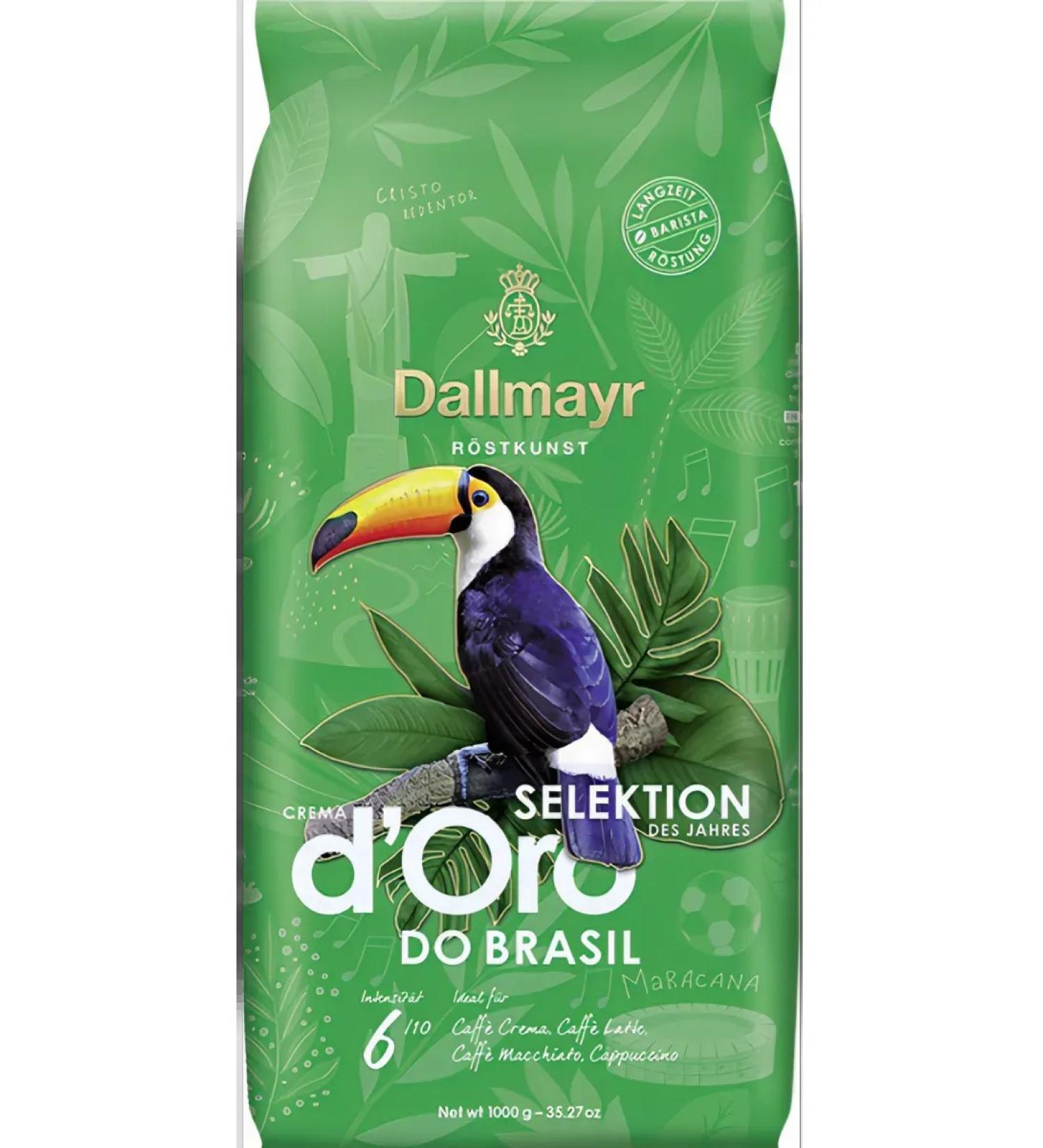 dallmayr Coffee in grains 1 kg Crema d'Ooro Selektion 100% arabica - Buy Online on GoSupps.com