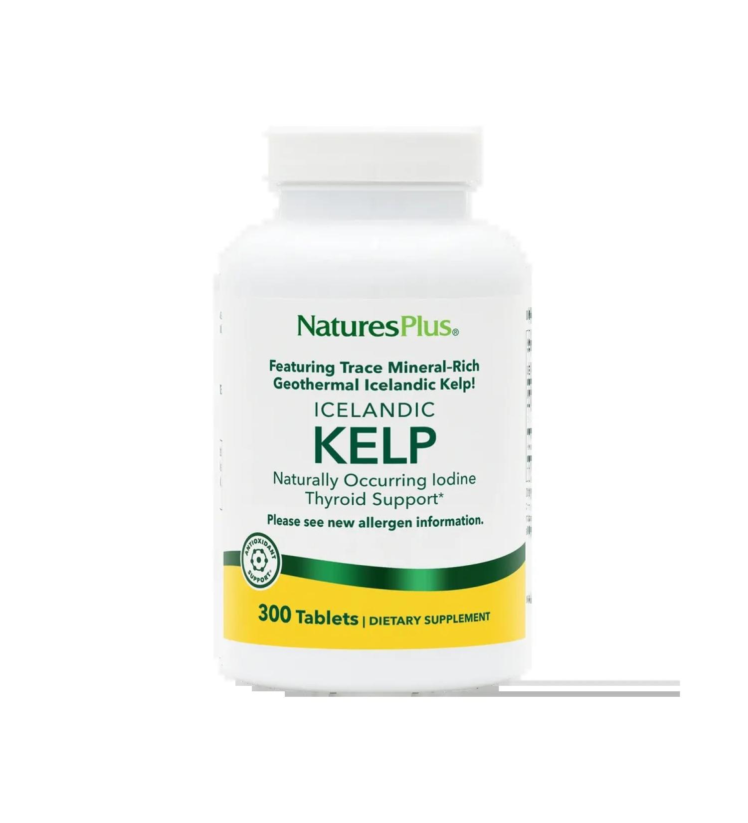 Natures Plus Iodine algae Kelp 300 tablets - Buy Online on GoSupps.com