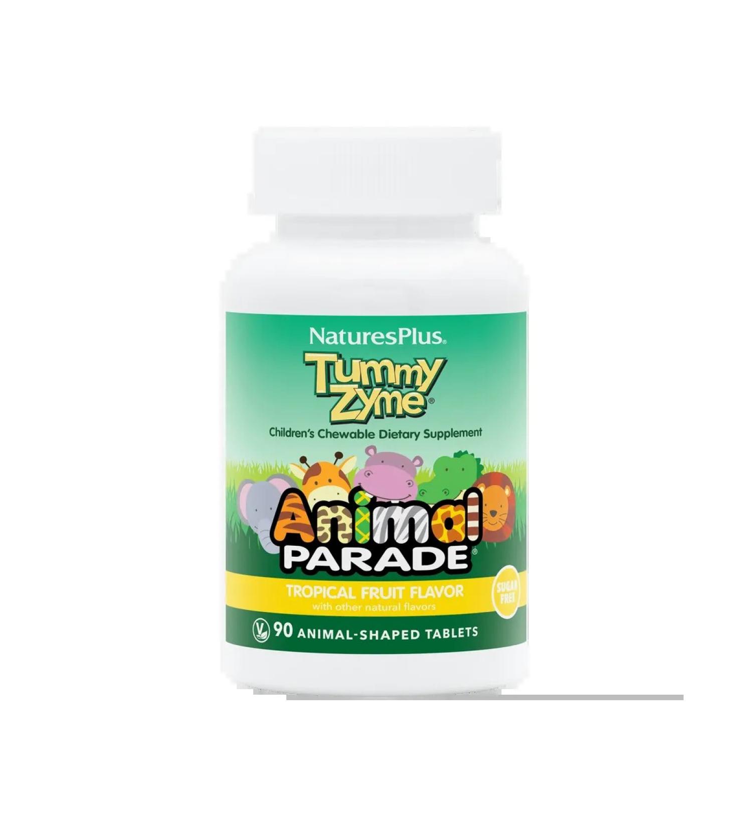 Natures Plus Probiotic Tummy Zyme 90 chewing tablets - Buy Online on GoSupps.com