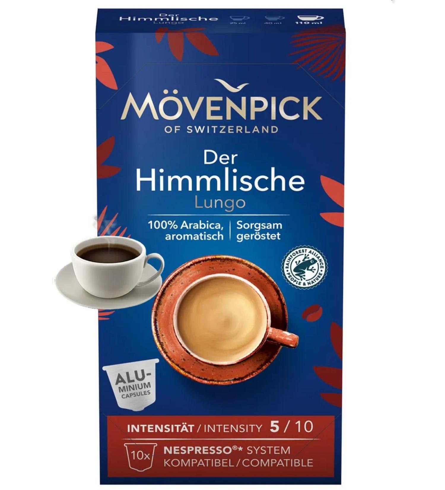 Movenpick Coffee in capsules Der Himmlishe 10 capsules - Buy Online on GoSupps.com