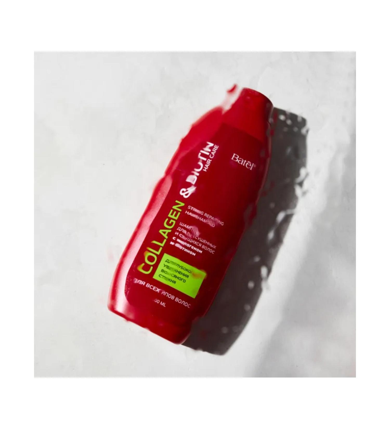 Batel Shampoo for overdled and split hair with collagen and bi