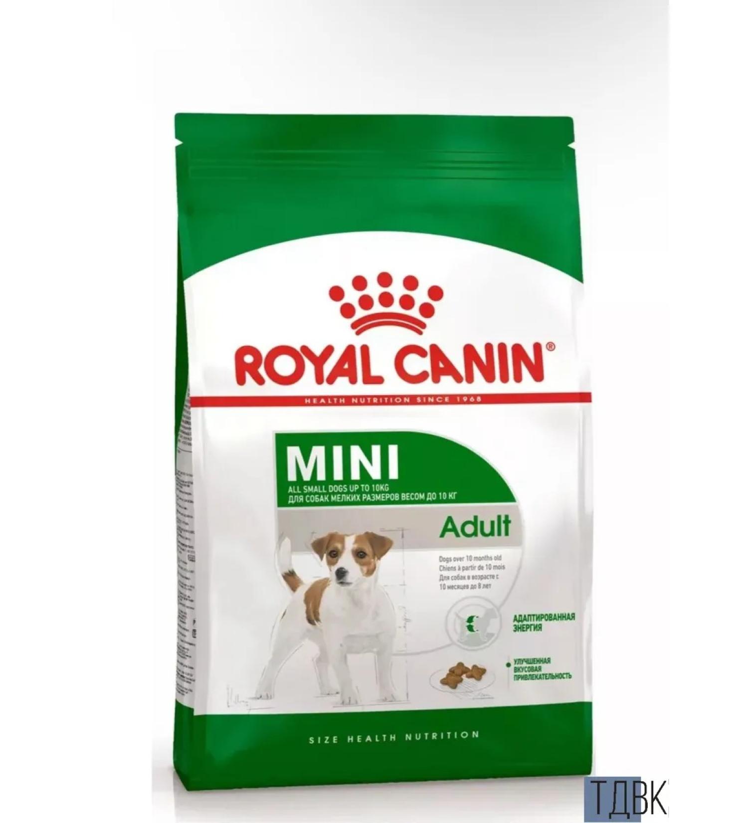 Dry Mini Adult food for small dogs from 10 months 800g