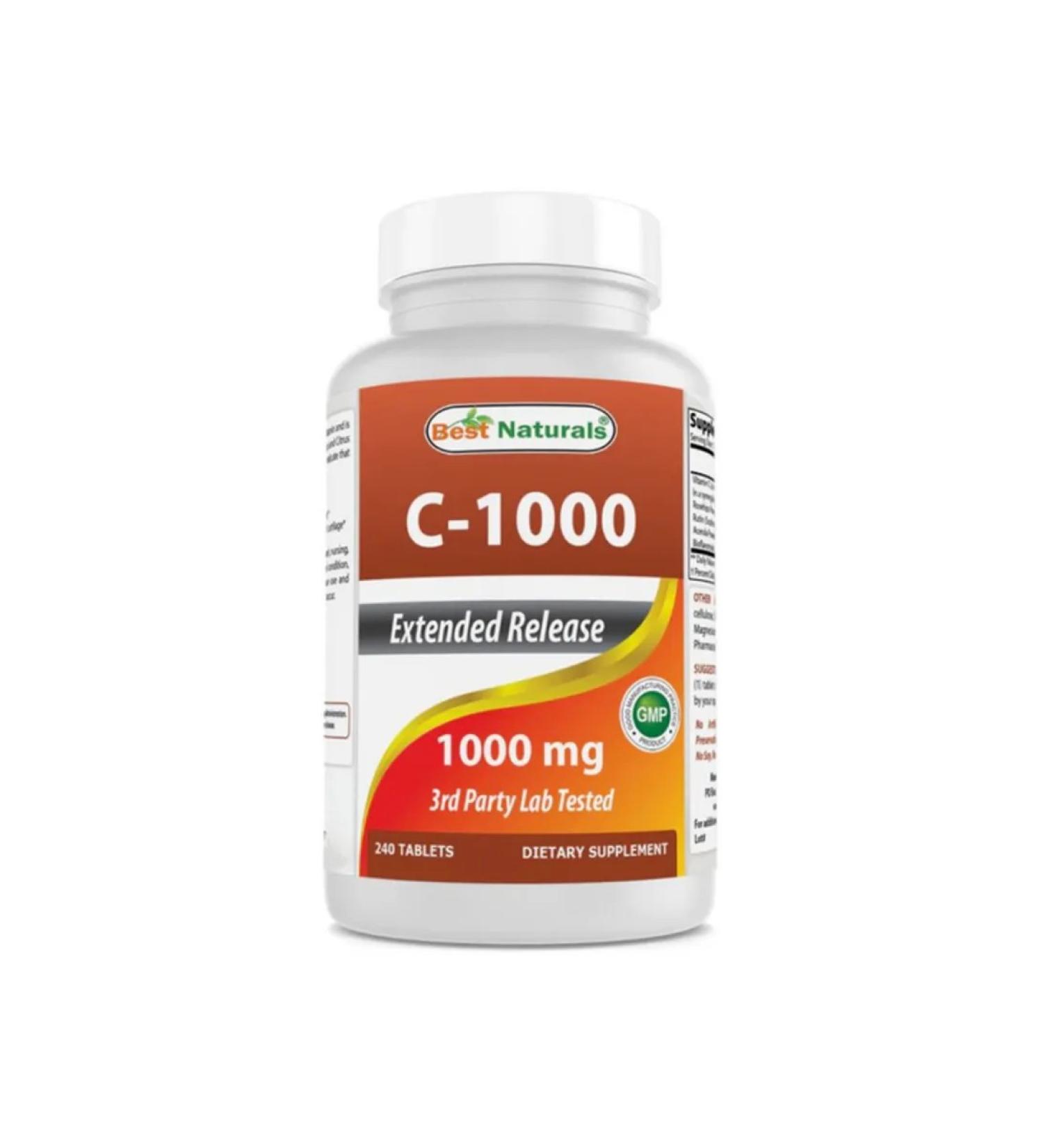 BestNaturals Vitamin C 1000mg 120 table - Buy Online on GoSupps.com
