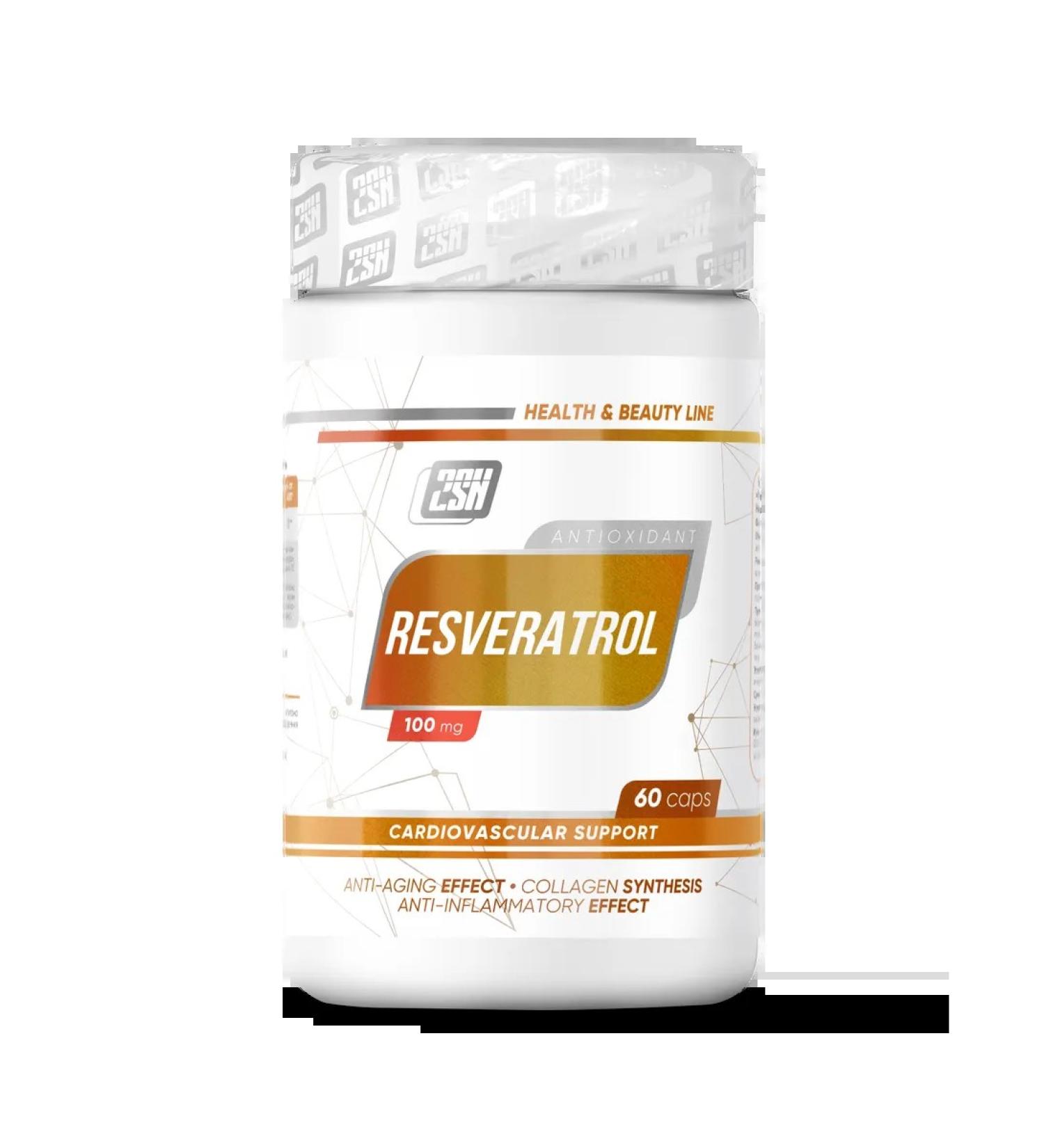 2SN Resveratrol antioxidant Resveratrol 60 Caps - Buy Online on GoSupps.com