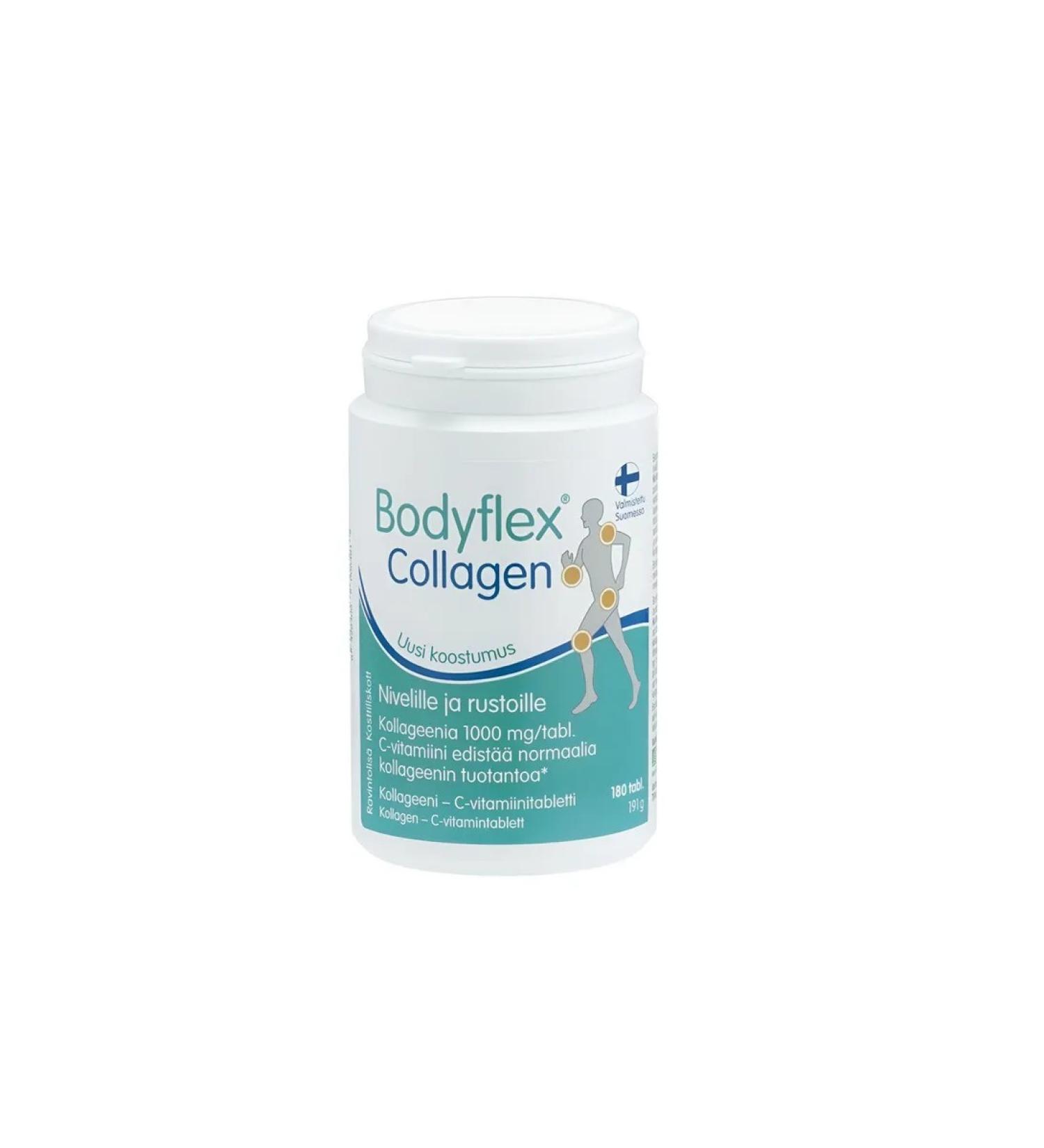 Hankintatukku Oy Bodyflex collagen collagen vitamin C in pills 180 tab
