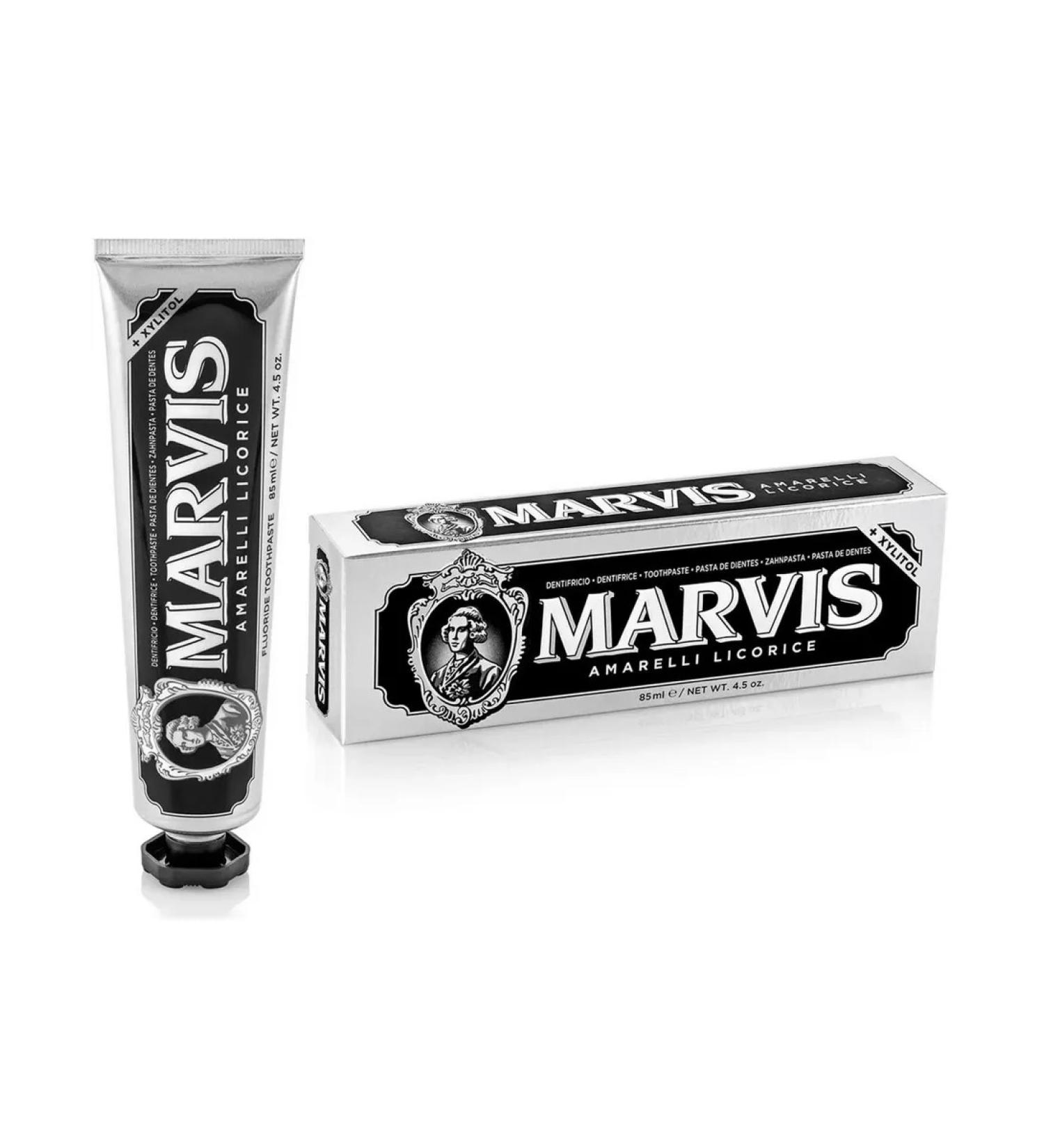 Marvis Italia Marvis Amarelli Licorice Toothpaste Lacurine Amarelly