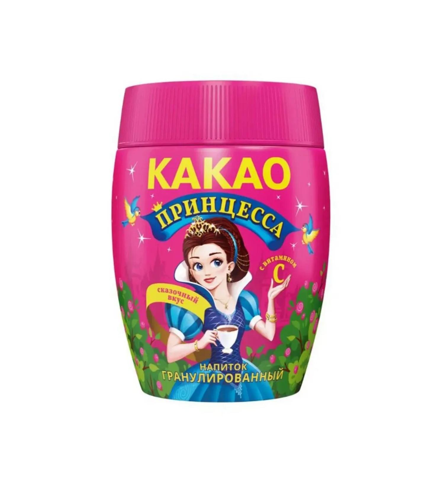 Cocoa drink granular princess 300 grams in PET