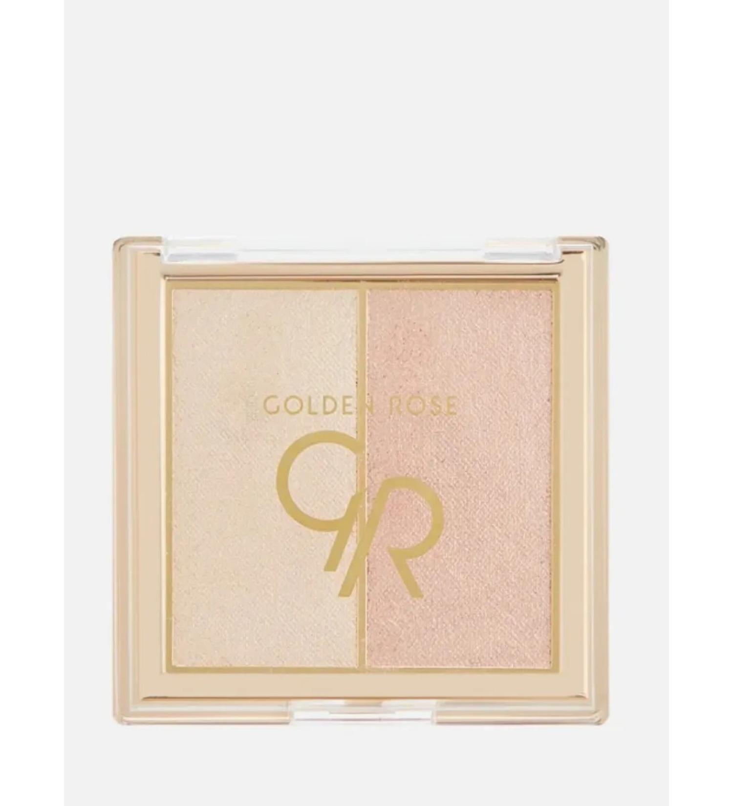 golden rose Highlighter for the face of So Glow! Highlighter Duo 101 Starlight - Buy Online on GoSupps.com