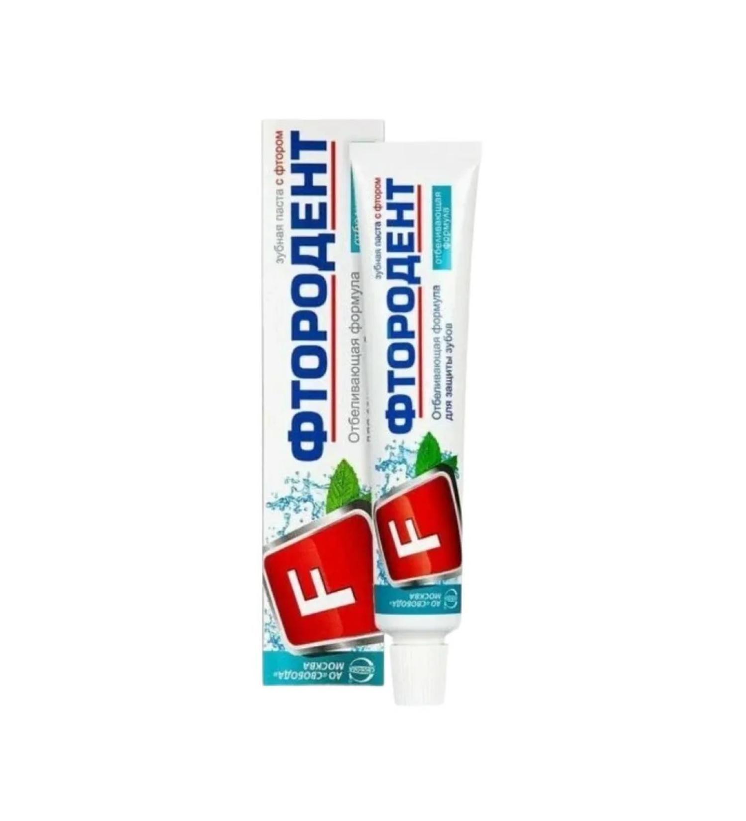 Fluorodent Toothpaste whitening formula 62 g - Buy Online on GoSupps.com