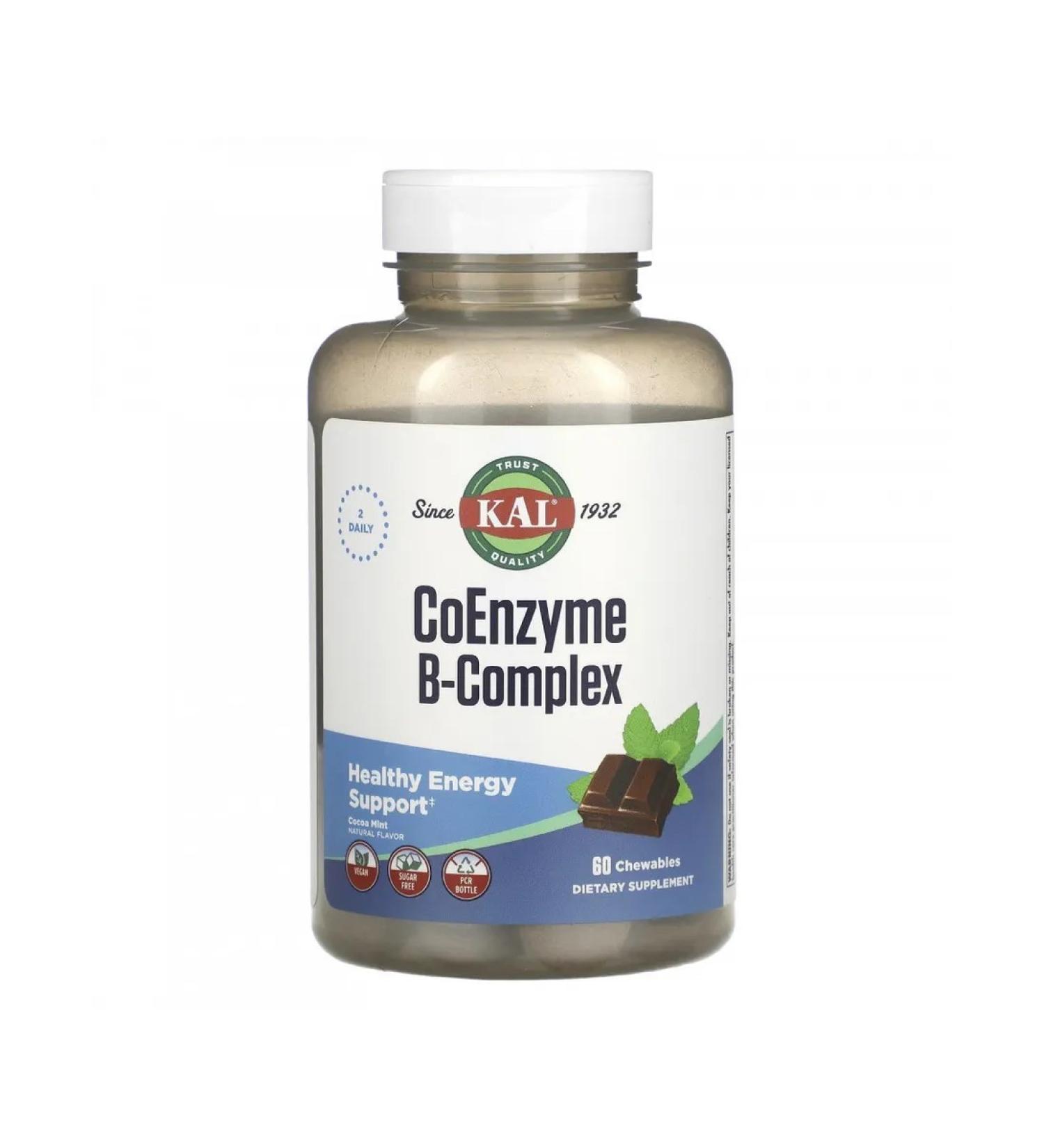 KAL Coenzyme B Complex - B complex Coenzym 60 Zhev. tablets