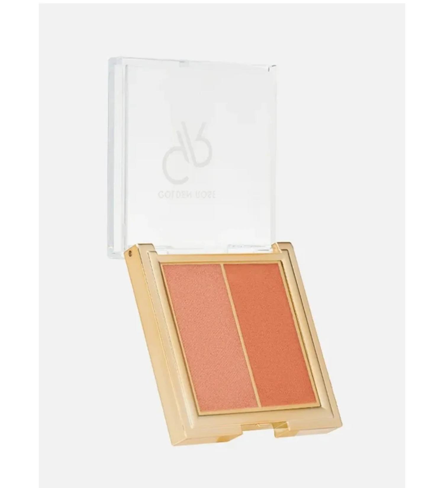 golden rose Face Blush Iconic Blush Duo 02 Peachy Coral - Buy Online on GoSupps.com