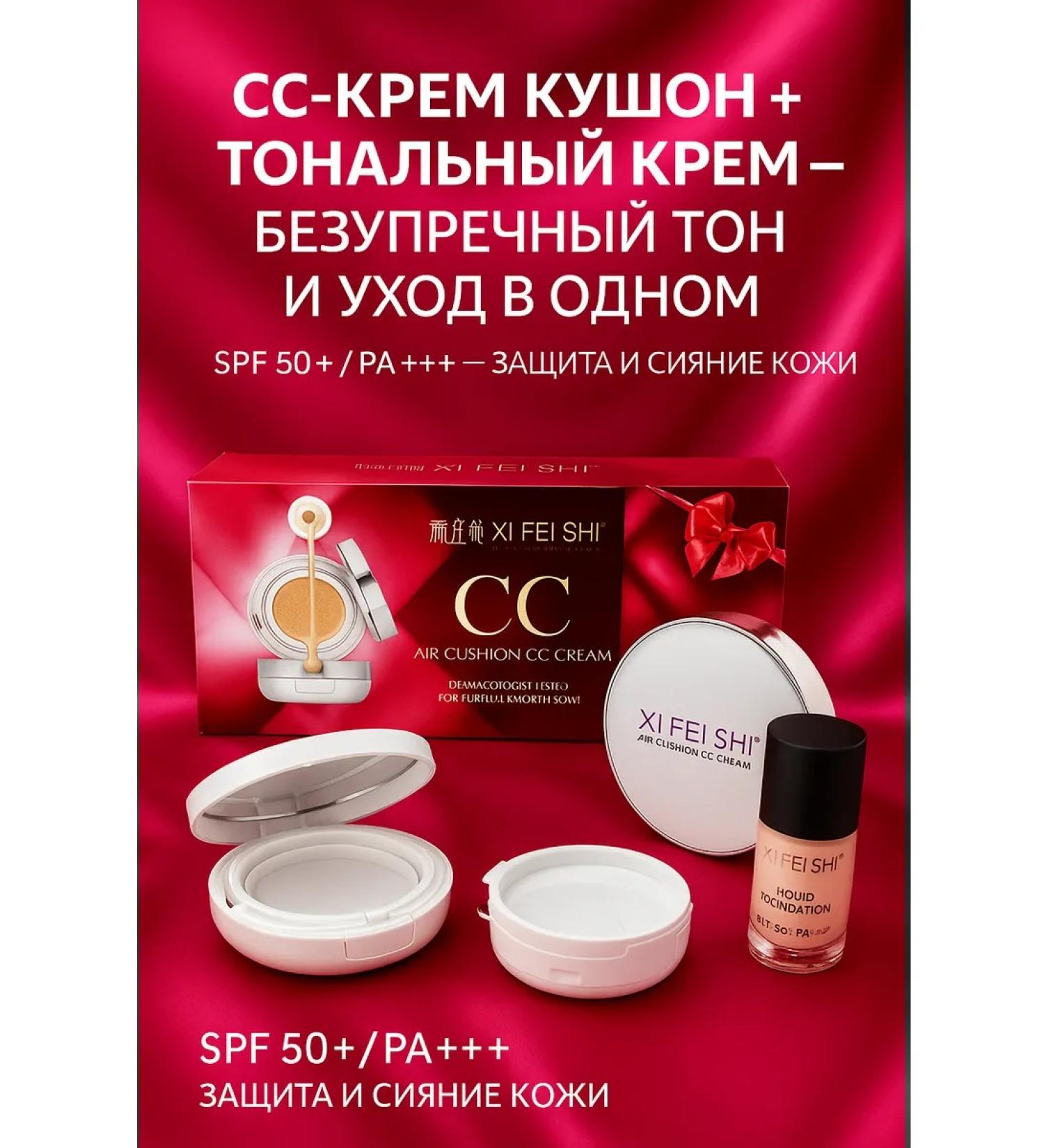 AC1101 SS-cream kushon and tonal cream SPF 50 - Buy Online on GoSupps.com