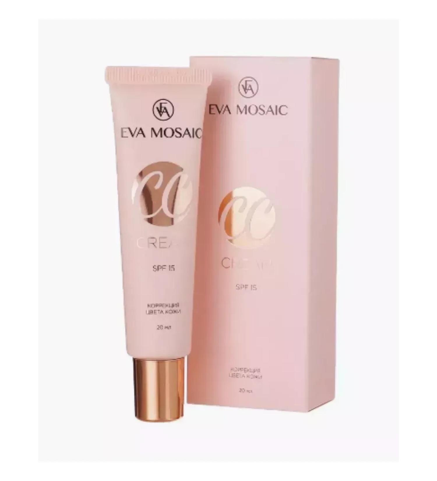 eva-mosaic Tonal cream for Correction of skin color SPF 15 03 vanilla