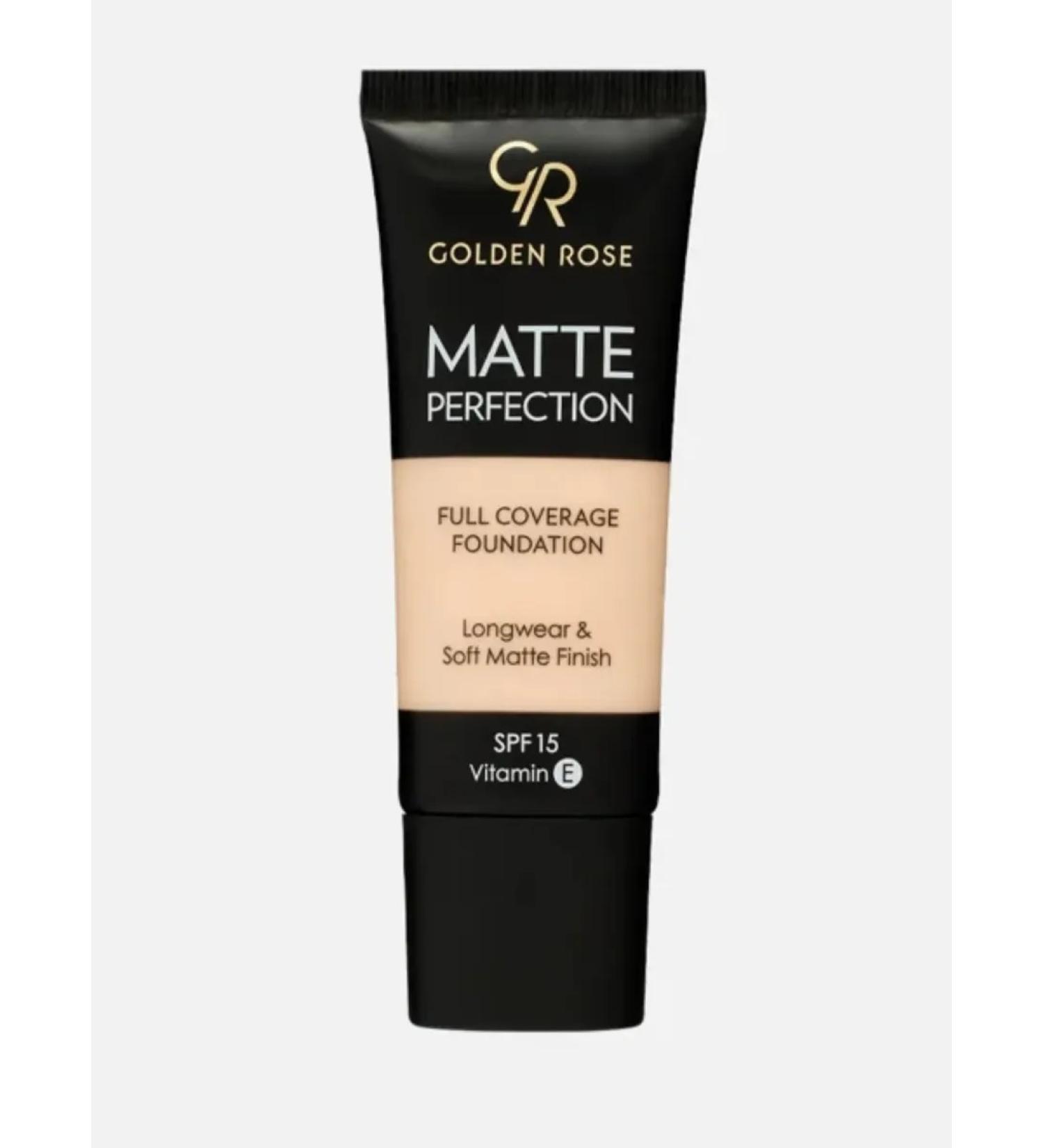 Golden Rose Matte Perfection Foundation 03 Cool SPF 15 - Buy Online on GoSupps.com