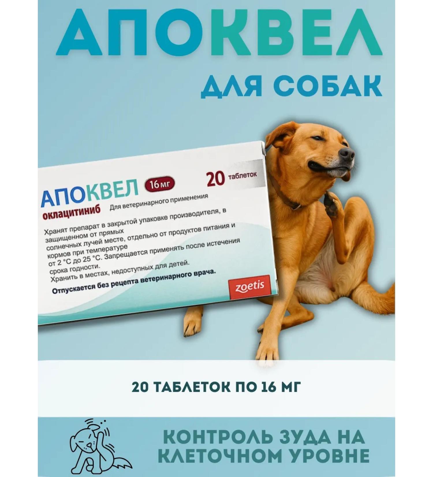 Zoetis Apokevel 16 mg blister 20 tablets