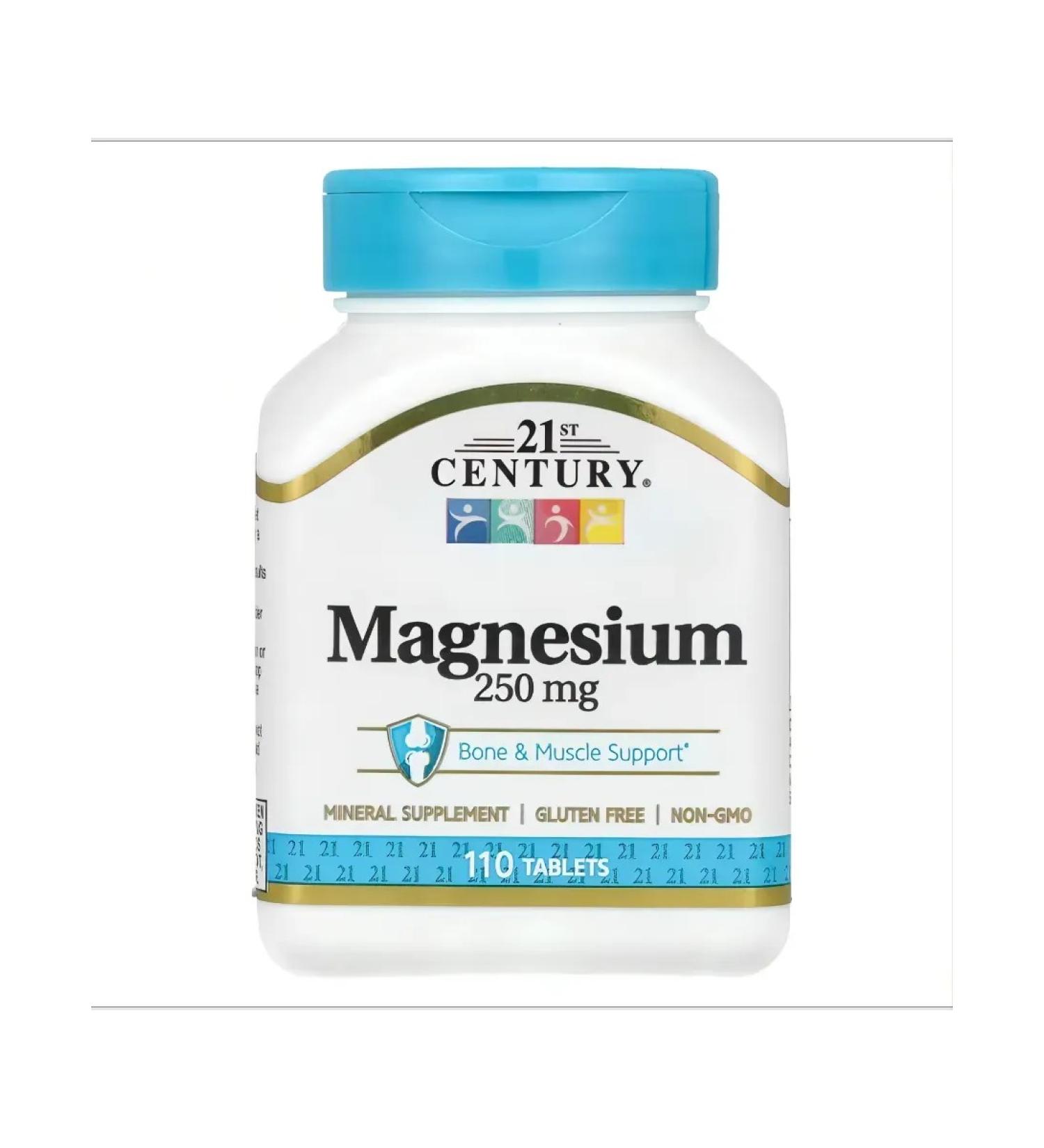21st Century HealthCare Inc Magnesium 250 mg - Buy Online on GoSupps.com