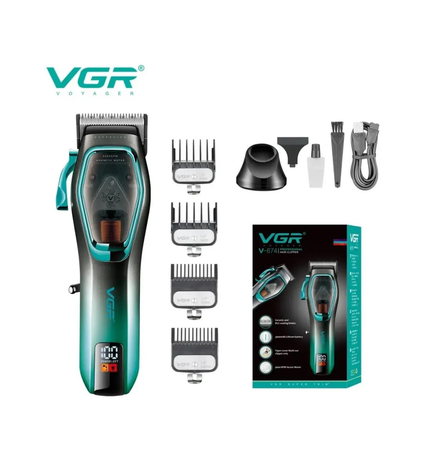 Hair cutting machine V-674 Green - Buy Online on GoSupps.com