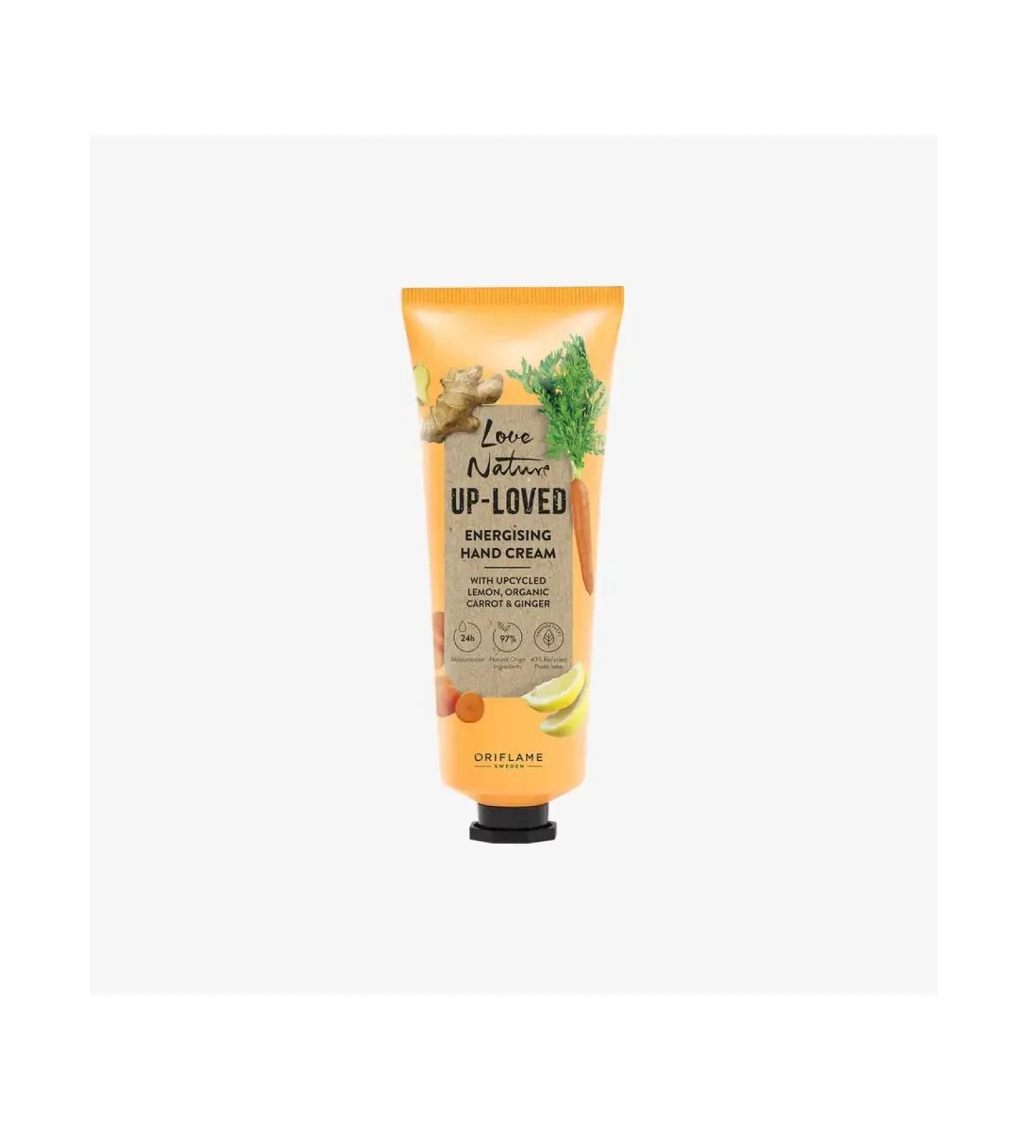 Oriflame Love Nature Toning Hand Cream with Lemon Carrot and Ginger