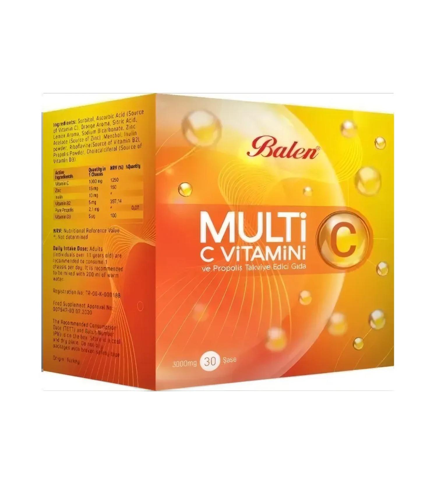 Balen Multi-C Vitamin C Propolis Inulin