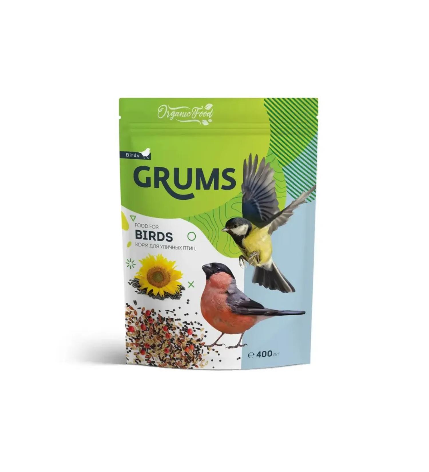 Grums Feed for street birds 400 g 3 pcs - Buy Online on GoSupps.com