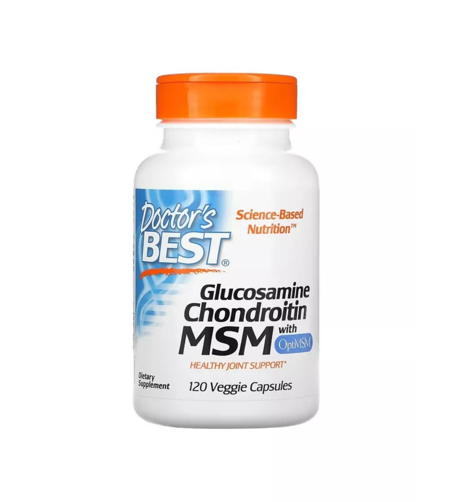 Doctor's Best Glucosamine chondroitin and MSM. Complex for joints 120 pcs - Buy Online on GoSupps.com