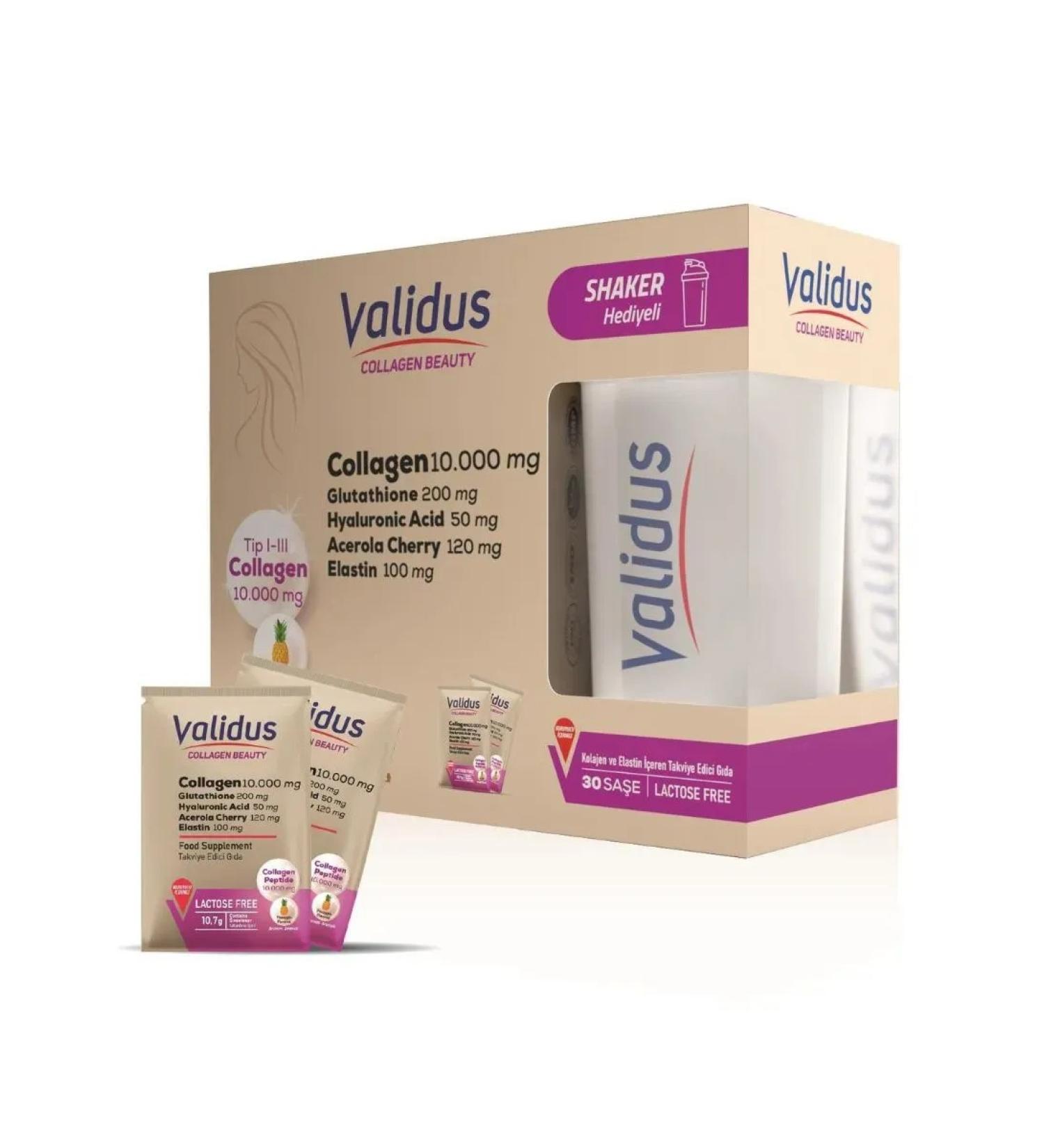 Validus Collagen 10 000 powder in packages 30 pcs - Buy Online on GoSupps.com
