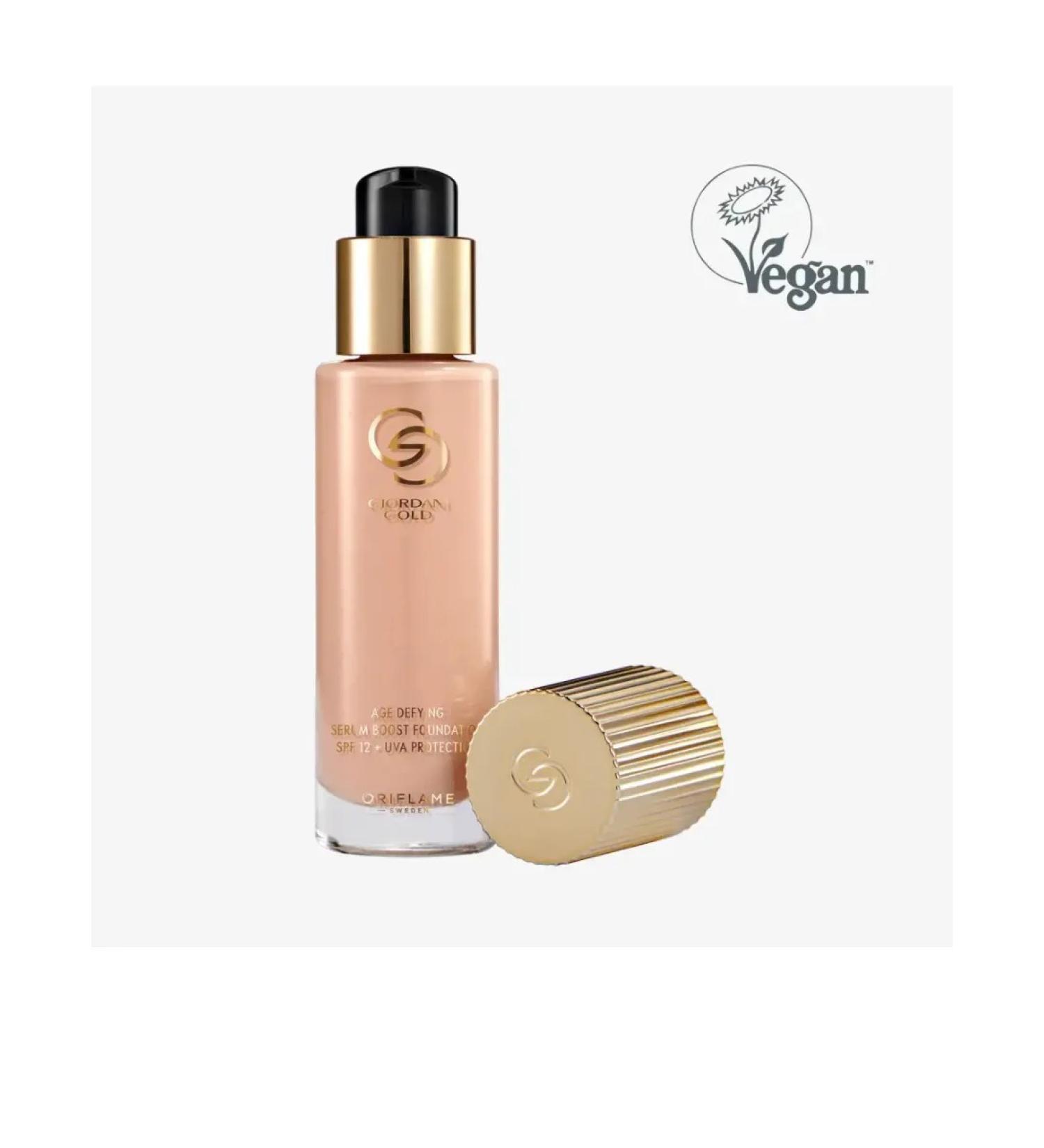 Oriflame Giordani Gold Anti-Aging Foundation with Prebiotic Serum SPF 12 - Buy Online on GoSupps.com