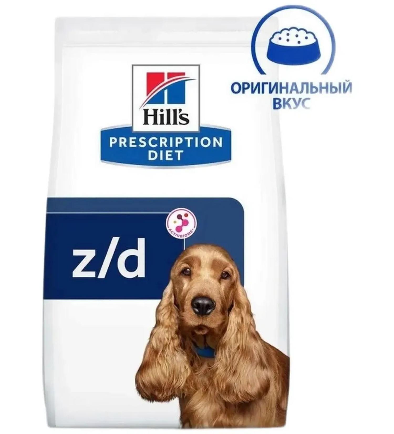 HILL'S Hills z D for adult dogs of all breeds 3kg