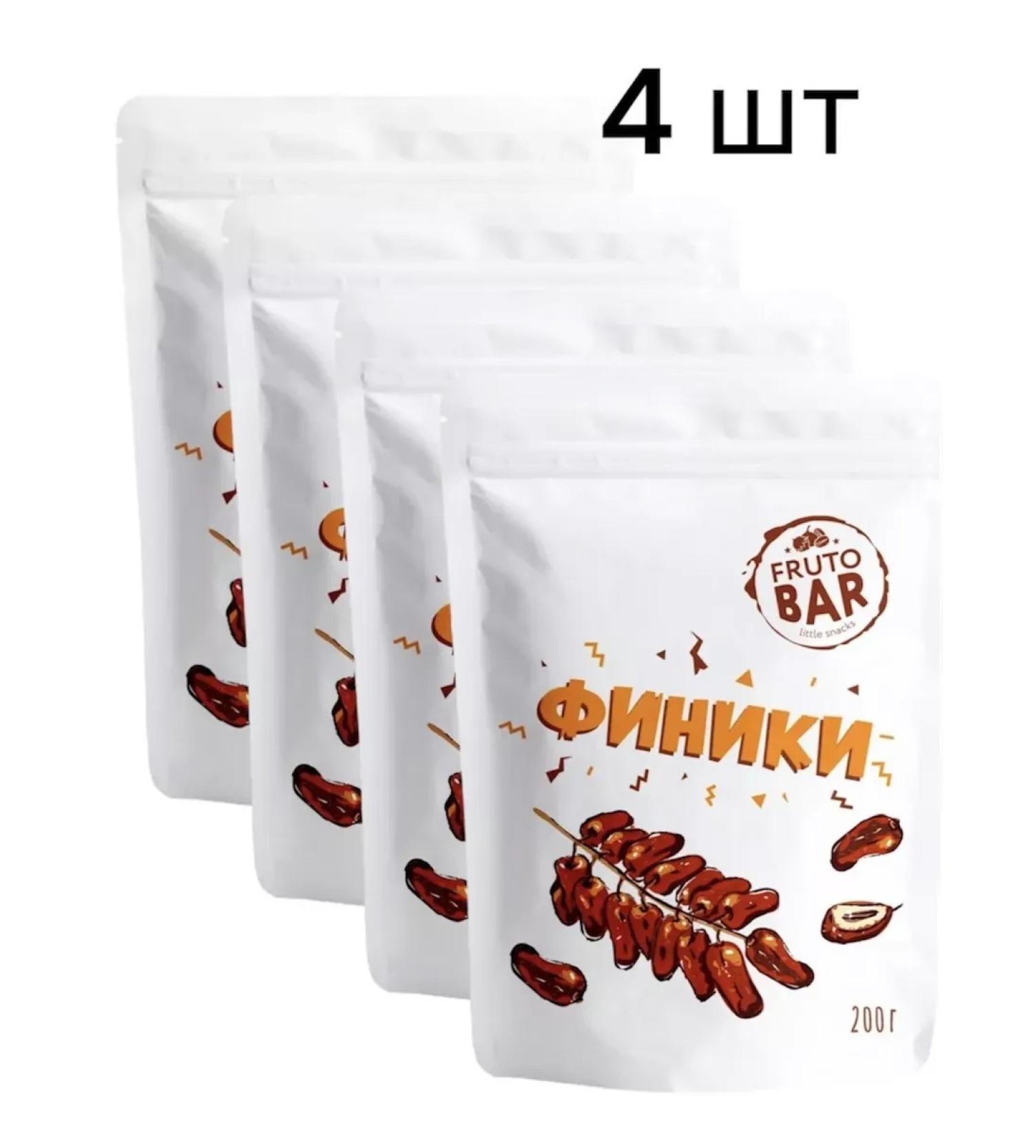 Fruto Bar Dried dates with a bone 200 g 4 pcs - Buy Online on GoSupps.com