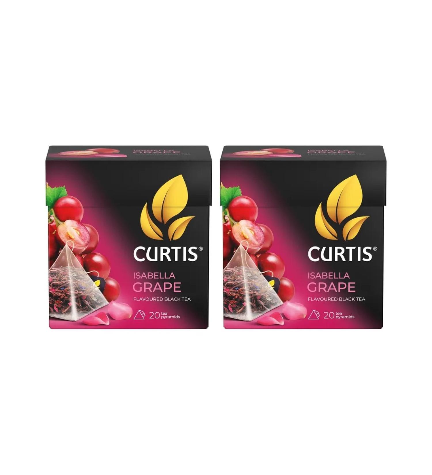 Curtis Tea black pyramids (1.8g x 20 pack) 36g x 2 pcs