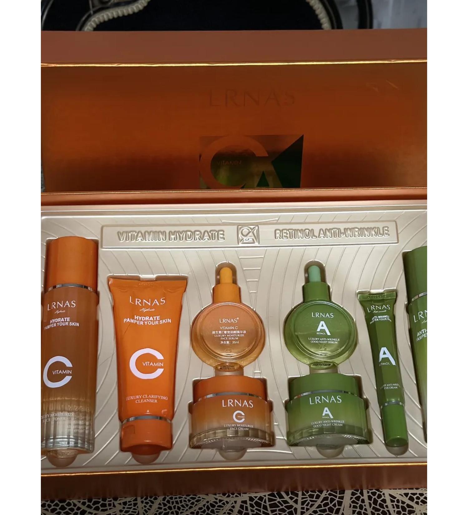 Lrnas Facial care set 8 in 1 cosmetics for the face care - Buy Online on GoSupps.com