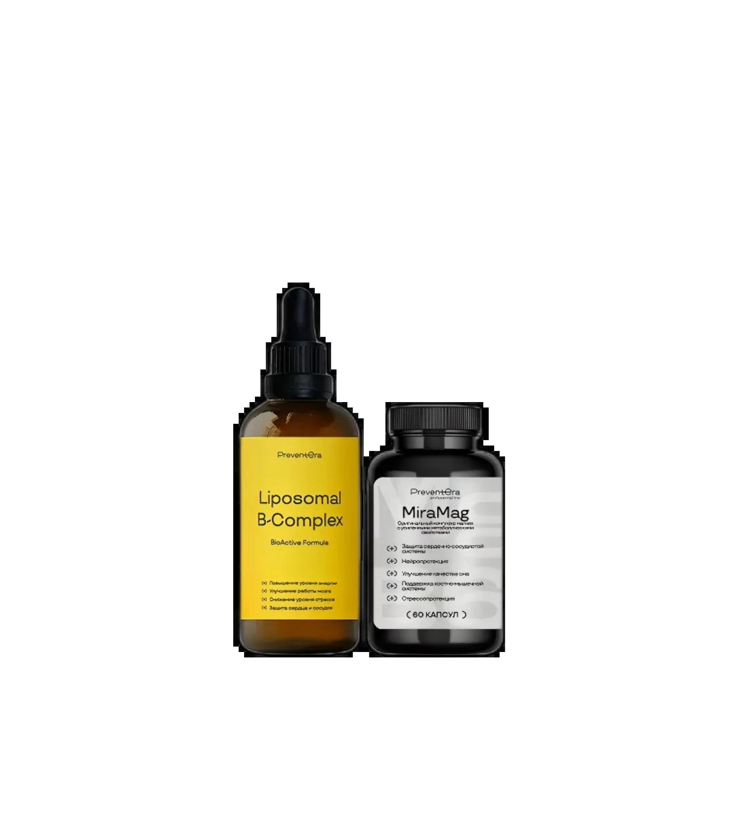 PreventEra Antistress set (Miramag + Vitamin B)