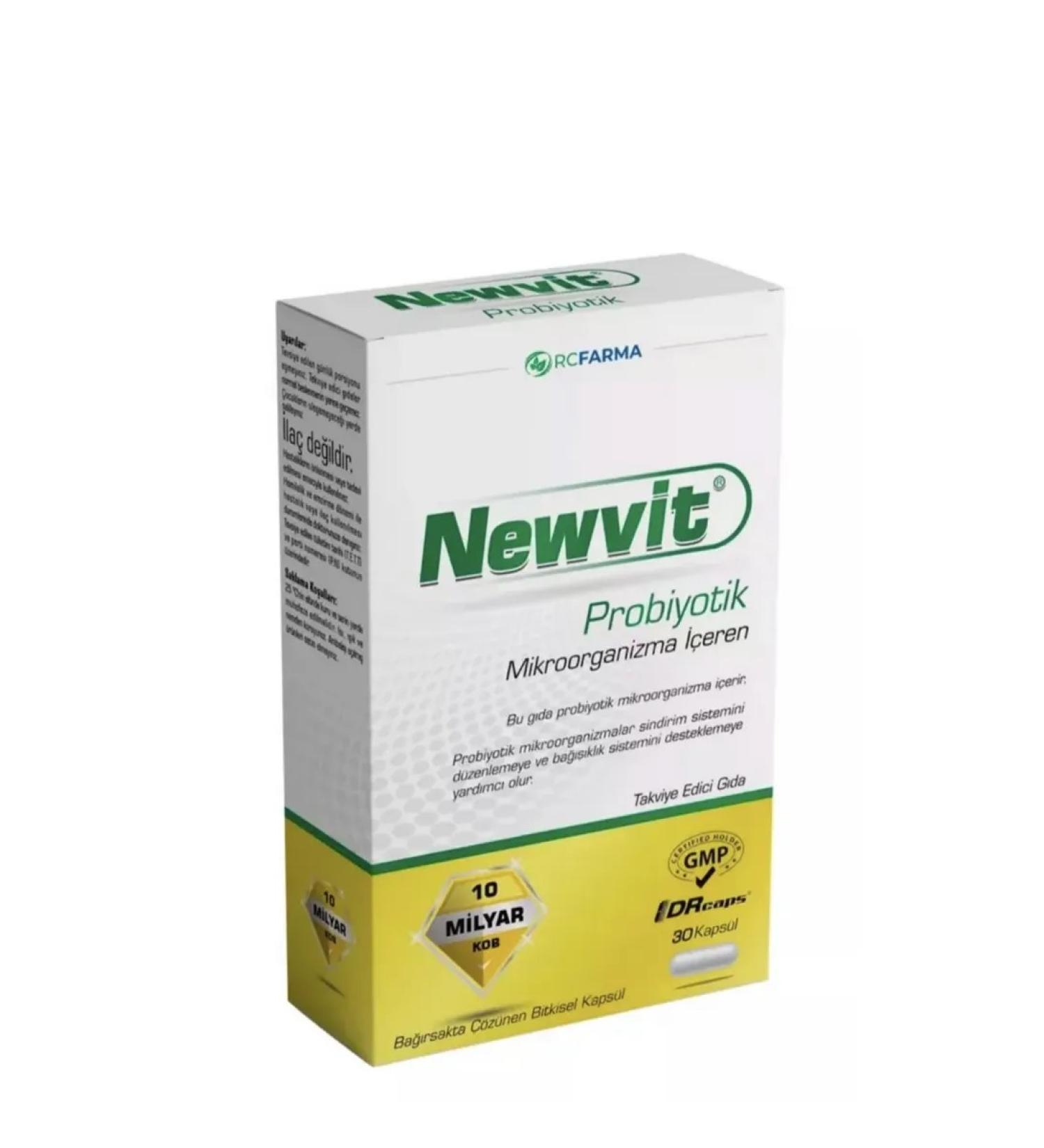 rc farma NewVit Probiotic 10 billion - Buy Online on GoSupps.com