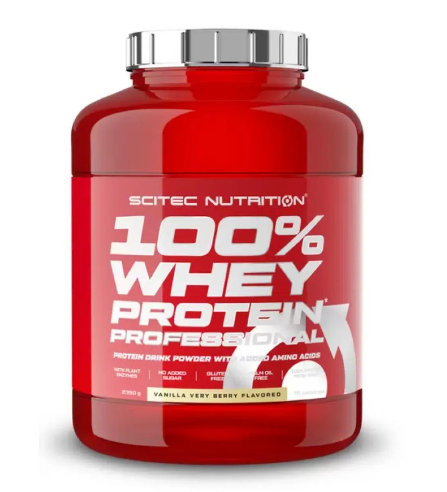 Scitec Nutrition Whey -coil protein Scitec Whey Protein 2350 g of vanilla berries - Buy Online on GoSupps.com