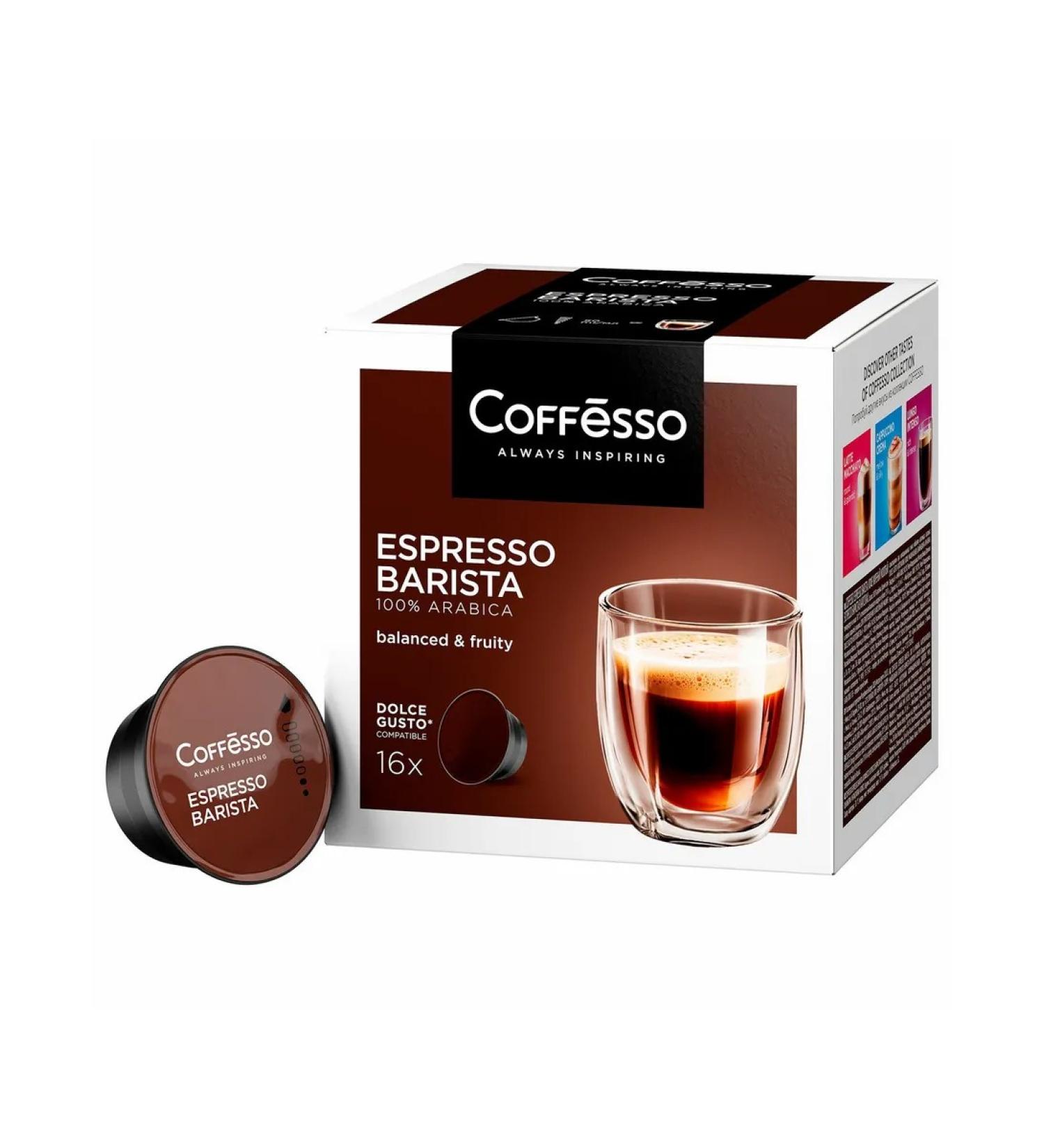 COFFESSO Coffee in the capsso Barista capsules for Dolce Gust coffee machines - Buy Online on GoSupps.com