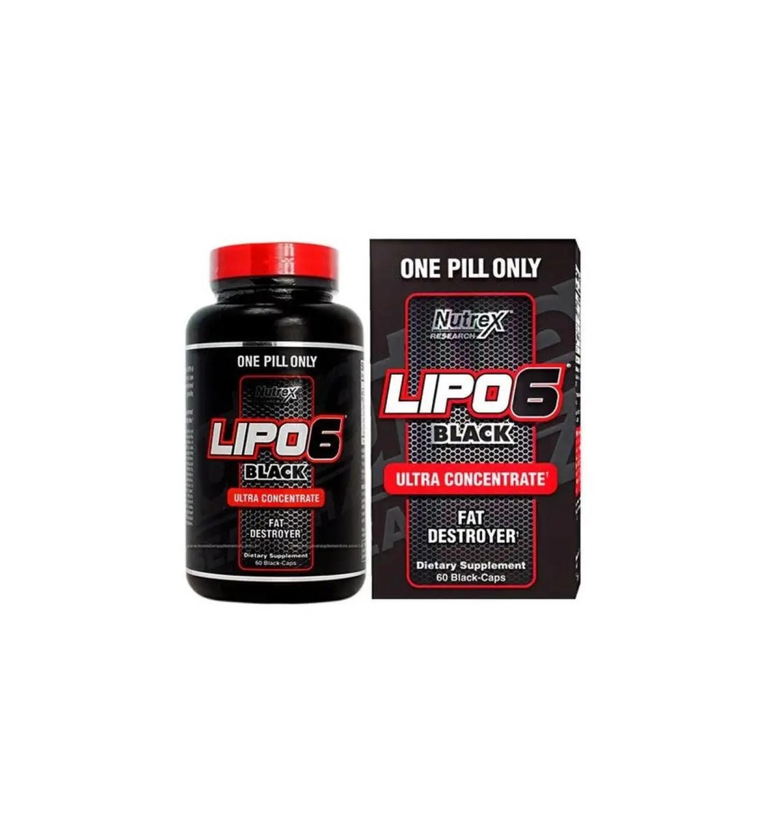 NUTREX Lipo-6 Black Ultra Concentrate 60 capsules - Buy Online on GoSupps.com