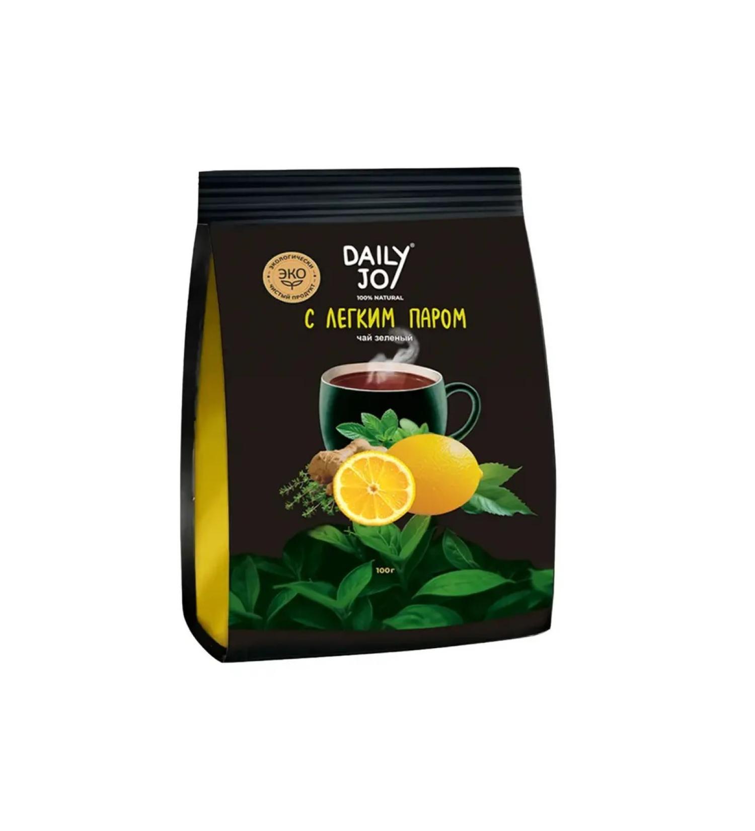 The comfort of home Green tea "with a light steam" 100 g