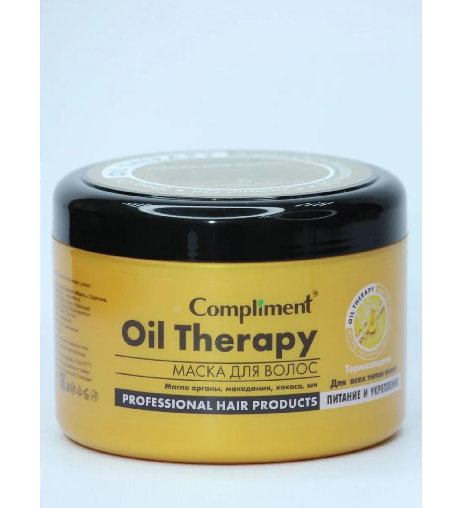 Compliment Oil Therapy Intensive Hair Mask: Nourishing and Strengthening 500 ml - Buy Online on GoSupps.com