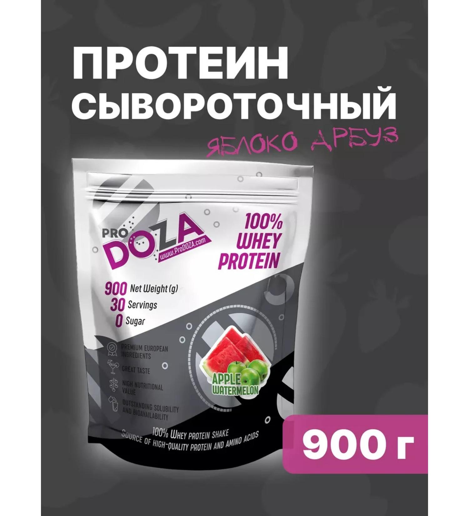 ProDOZA Protein cocktail without sugar watermelon 900 g - Buy Online on GoSupps.com