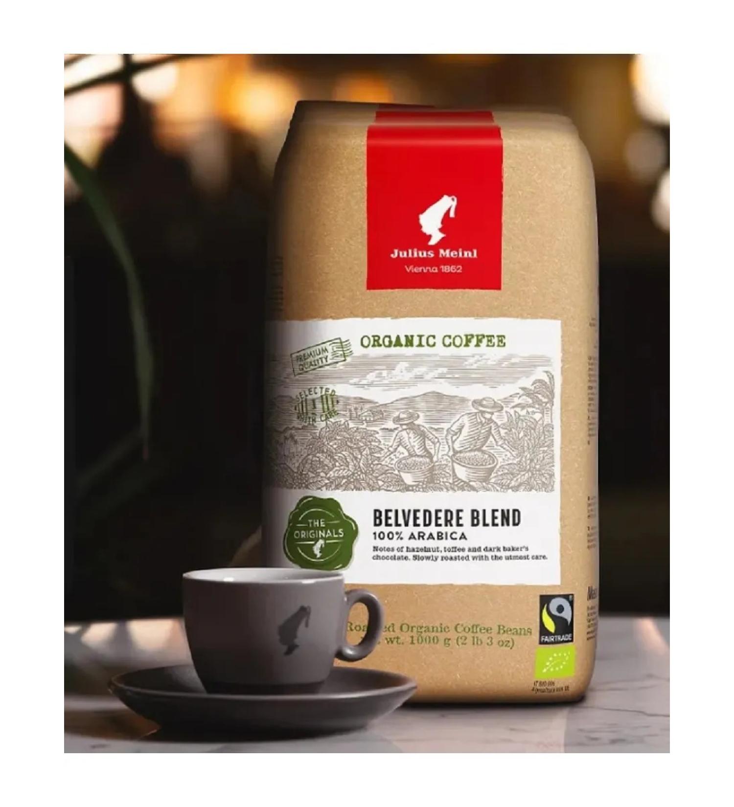 Julius Meinl Belvedere Blend 1 kg of coffee in grains 100% arabica - Buy Online on GoSupps.com