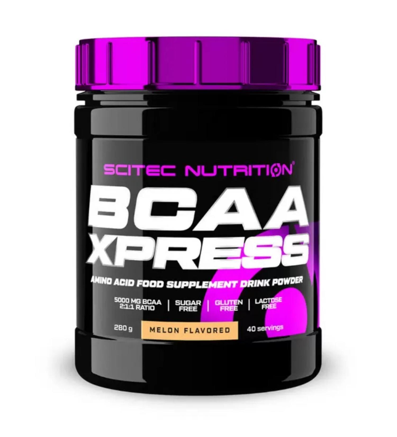Scitec Nutrition Amino acids in the powder of the SCITEC BCAA XPress 280 g of melon - Buy Online on GoSupps.com