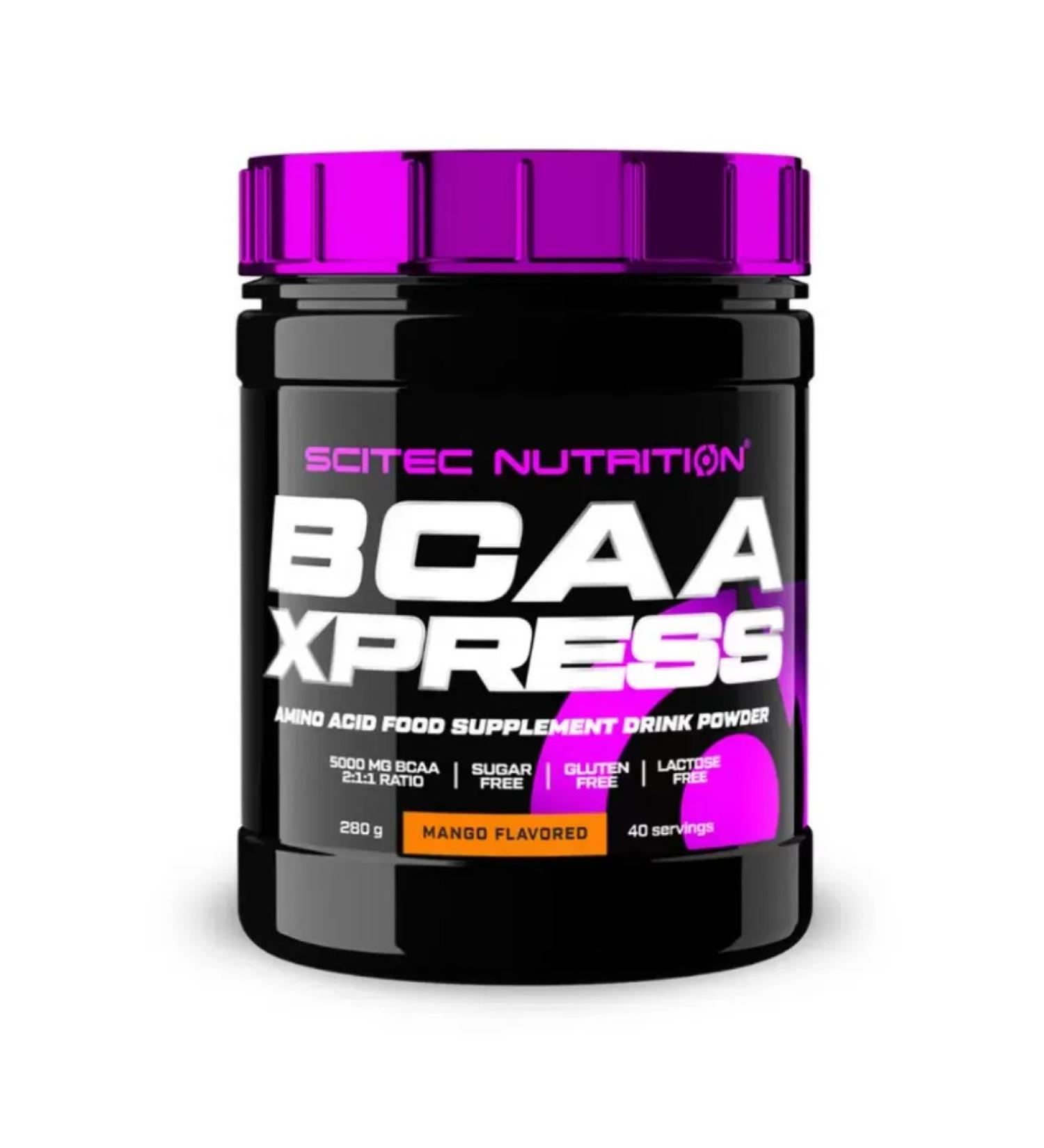 Scitec Nutrition Amino acids in the powder of the SCITEC BCAA XPress 280 GR mango - Buy Online on GoSupps.com