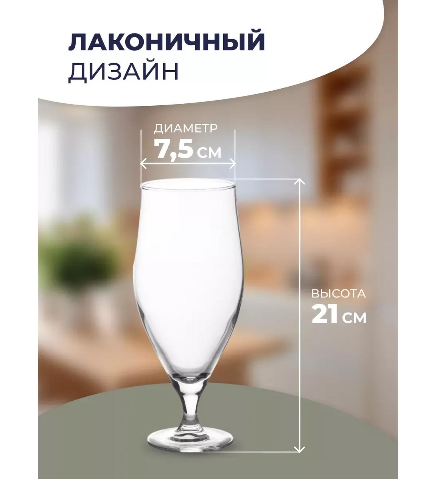 GlassesPack Beaches for beer on the Luminarck Luminark leg 620 ml 2 pcs - Buy Online on GoSupps.com