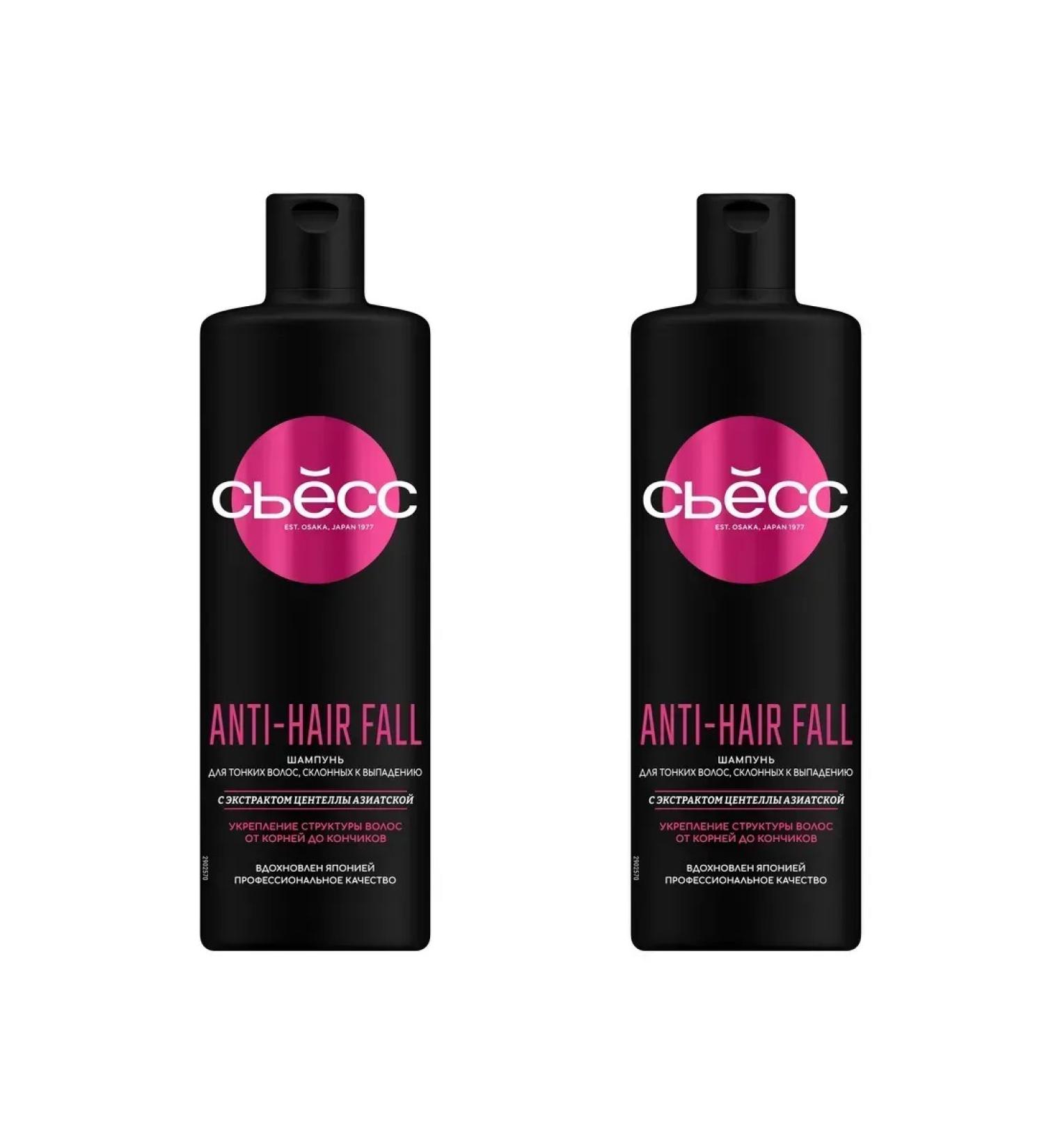 Syoss Hair shampoo Anti-hair Fall 450 ml 2 pieces - Buy Online on GoSupps.com