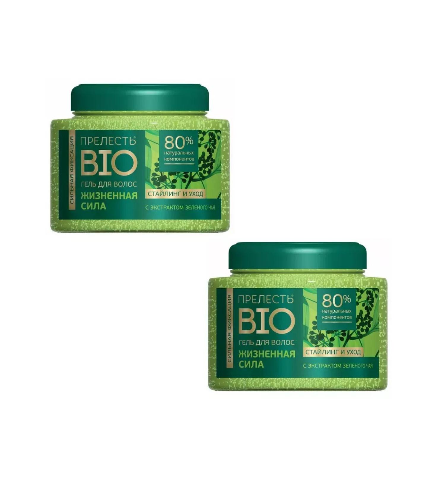 CHARM Hair gel with green tea extract 250 ml 2 pcs - Buy Online on GoSupps.com